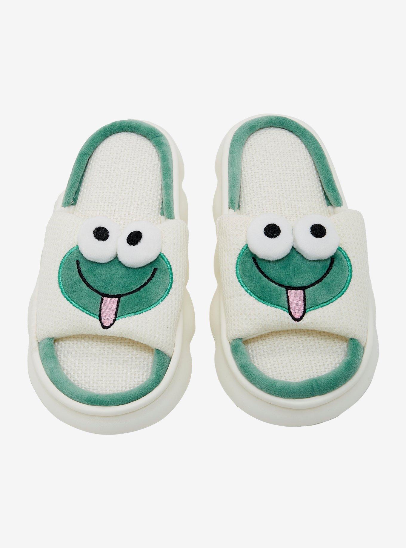 Frog 3D Eye Slippers, , hi-res