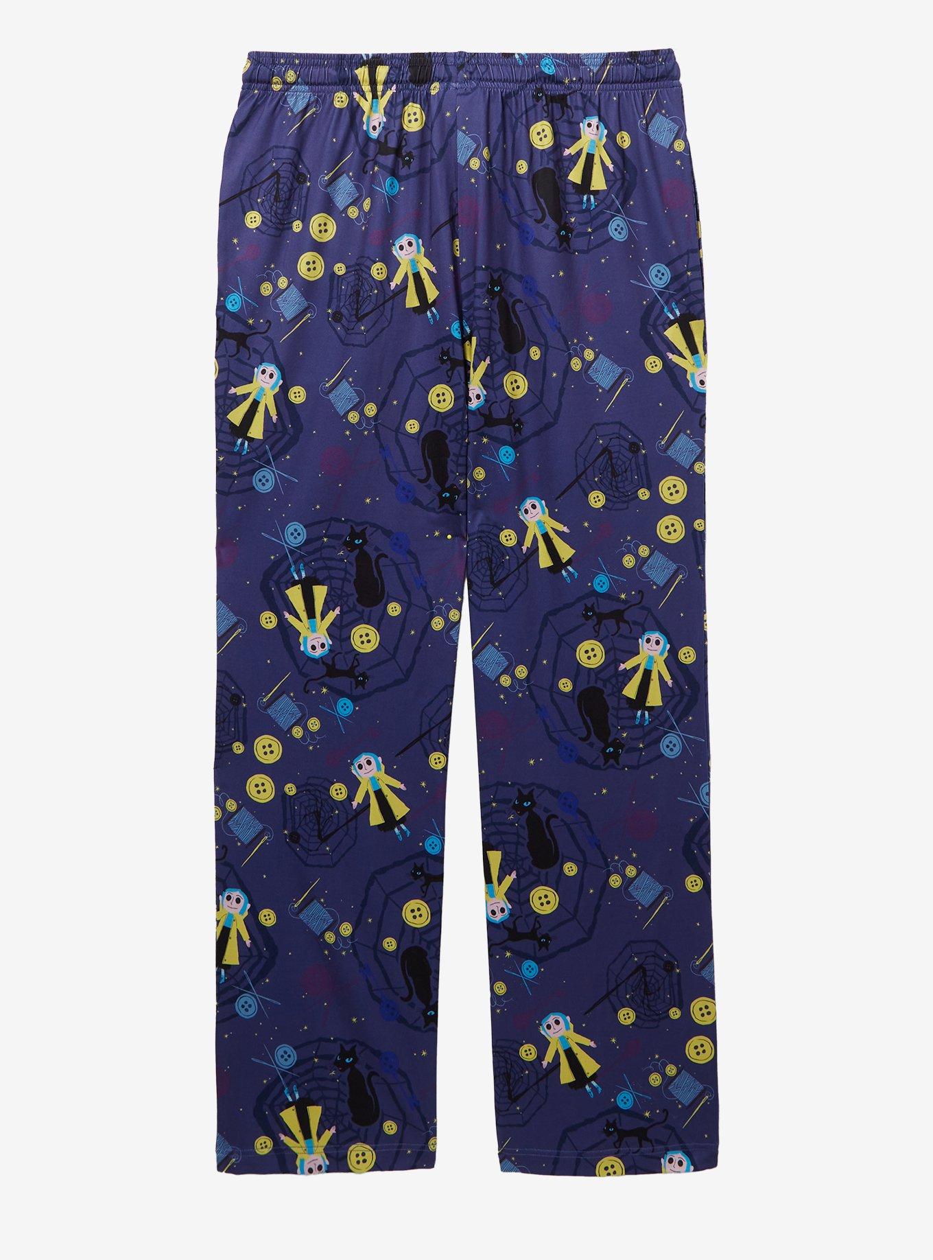 Coraline Buttons & Coraline Doll Allover Print Sleep Pants - BoxLunch Exclusive, , hi-res