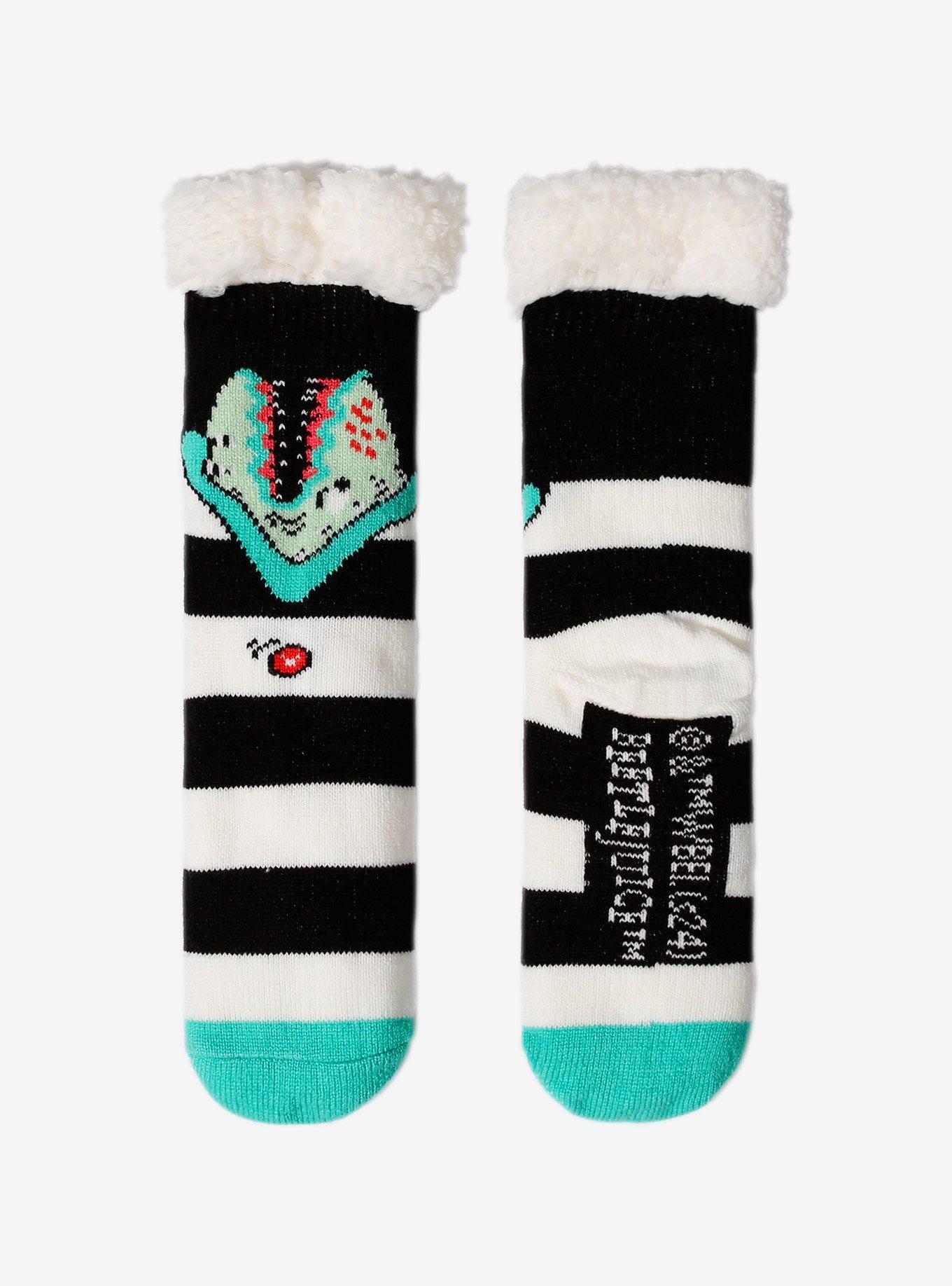 Beetlejuice Sandworm Cozy Socks, , hi-res