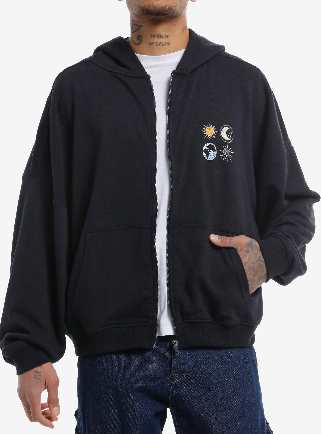 Solar System Tarot Card Hoodie, , hi-res