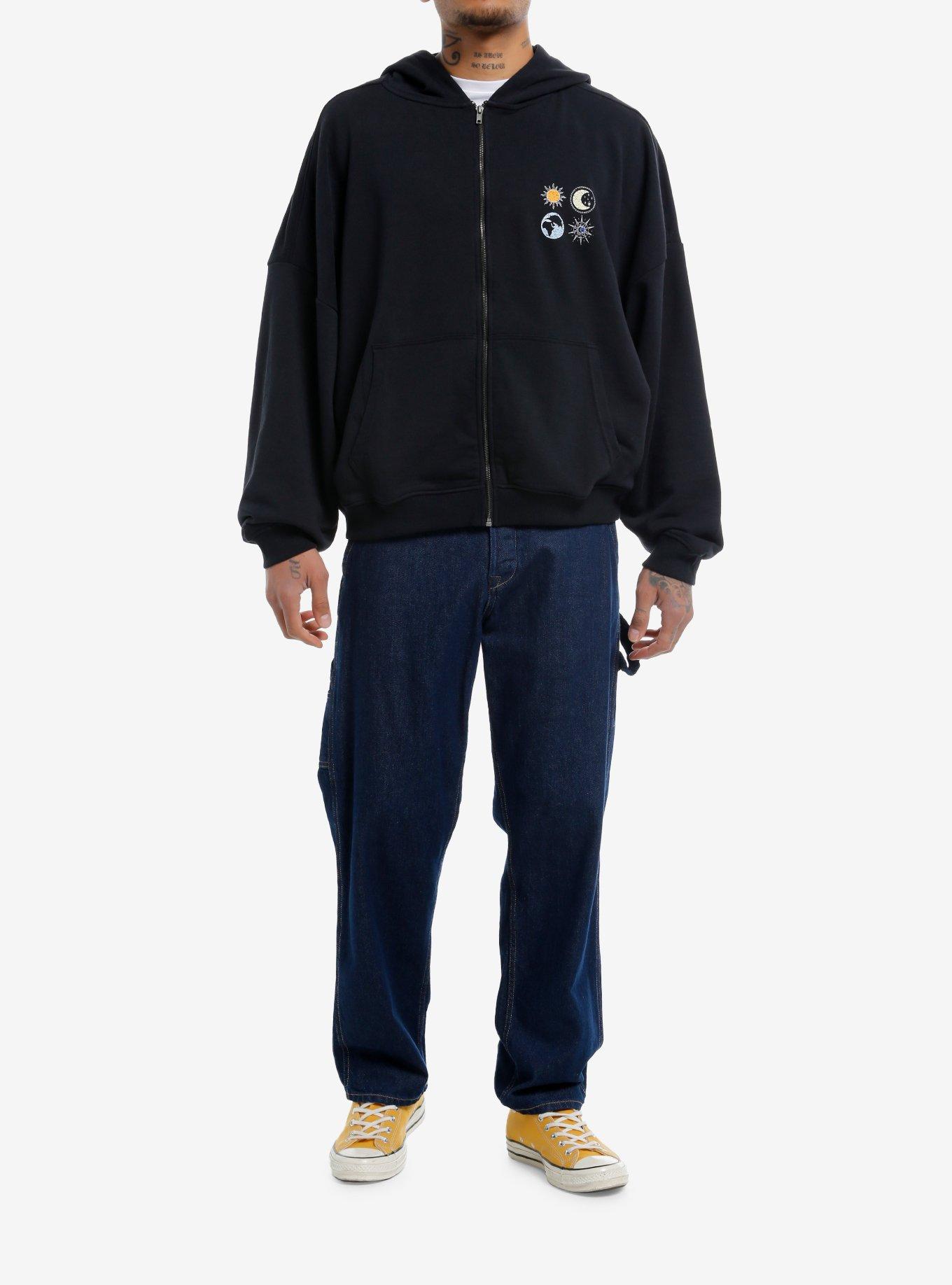 Solar System Tarot Card Hoodie, MULTI, alternate