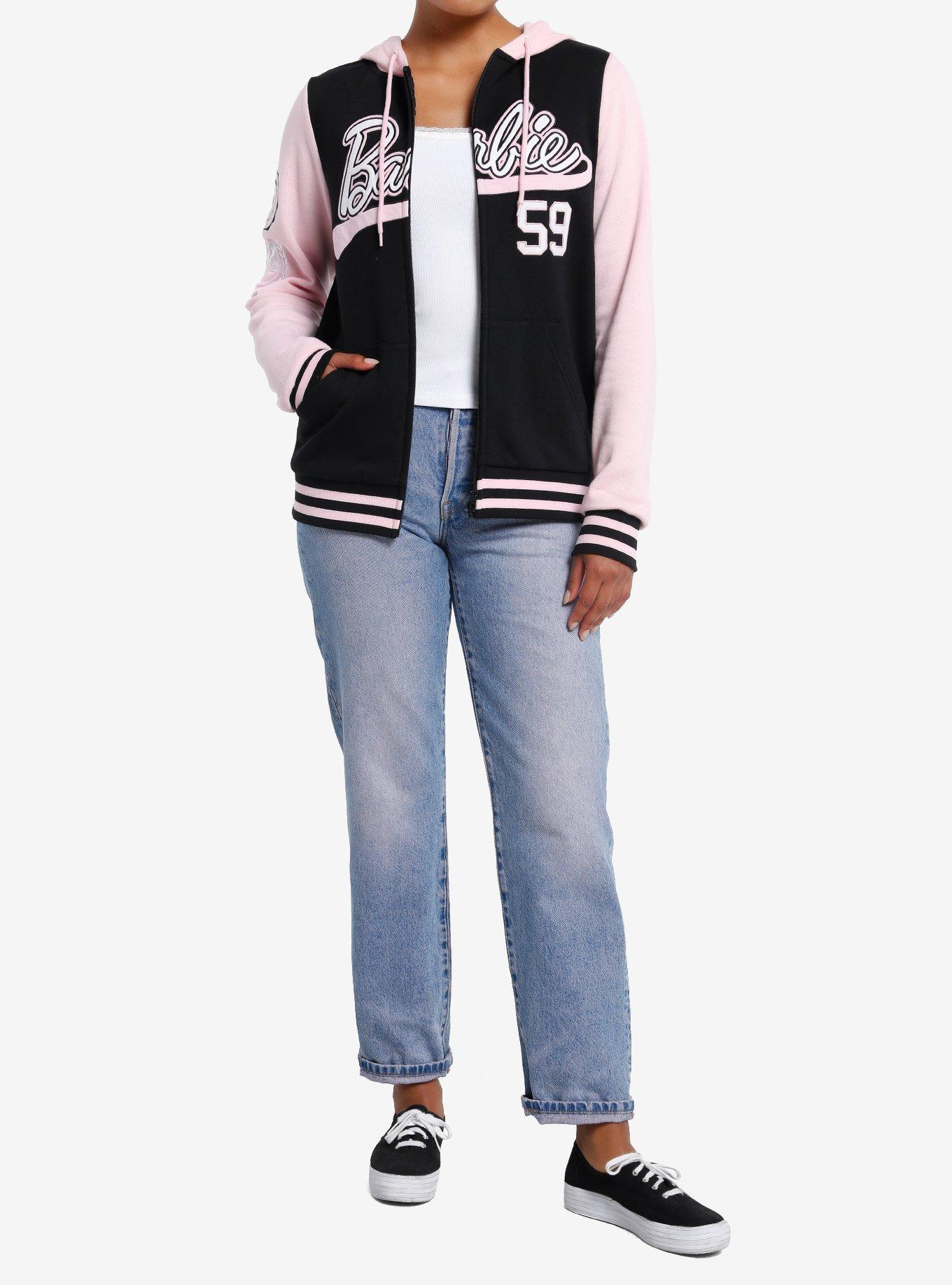 Her Universe Barbie Varsity Hoodie Her Universe Exclusive, , hi-res