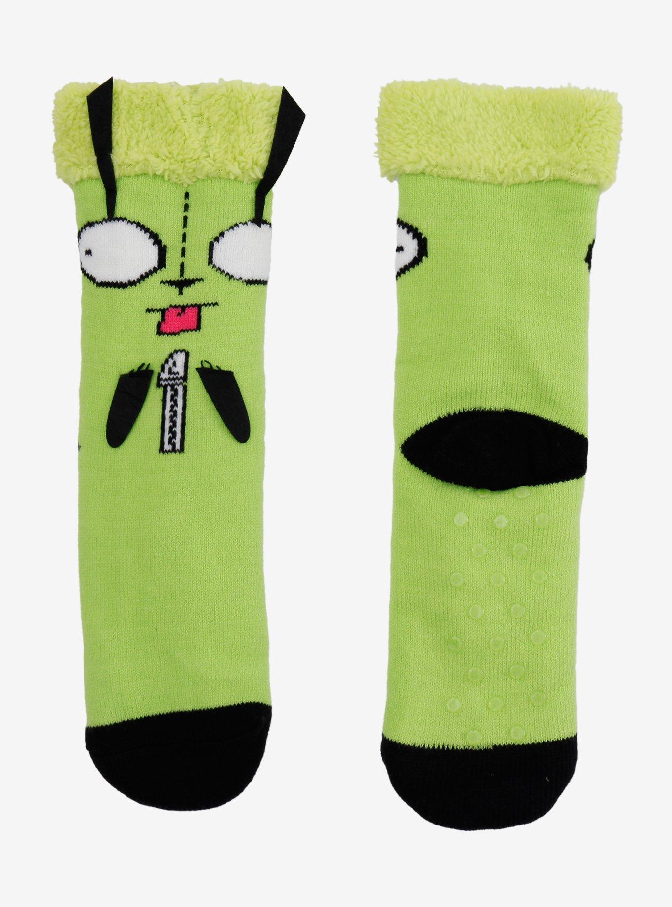 Invader Zim GIR 3D Cozy Slipper Socks, , hi-res