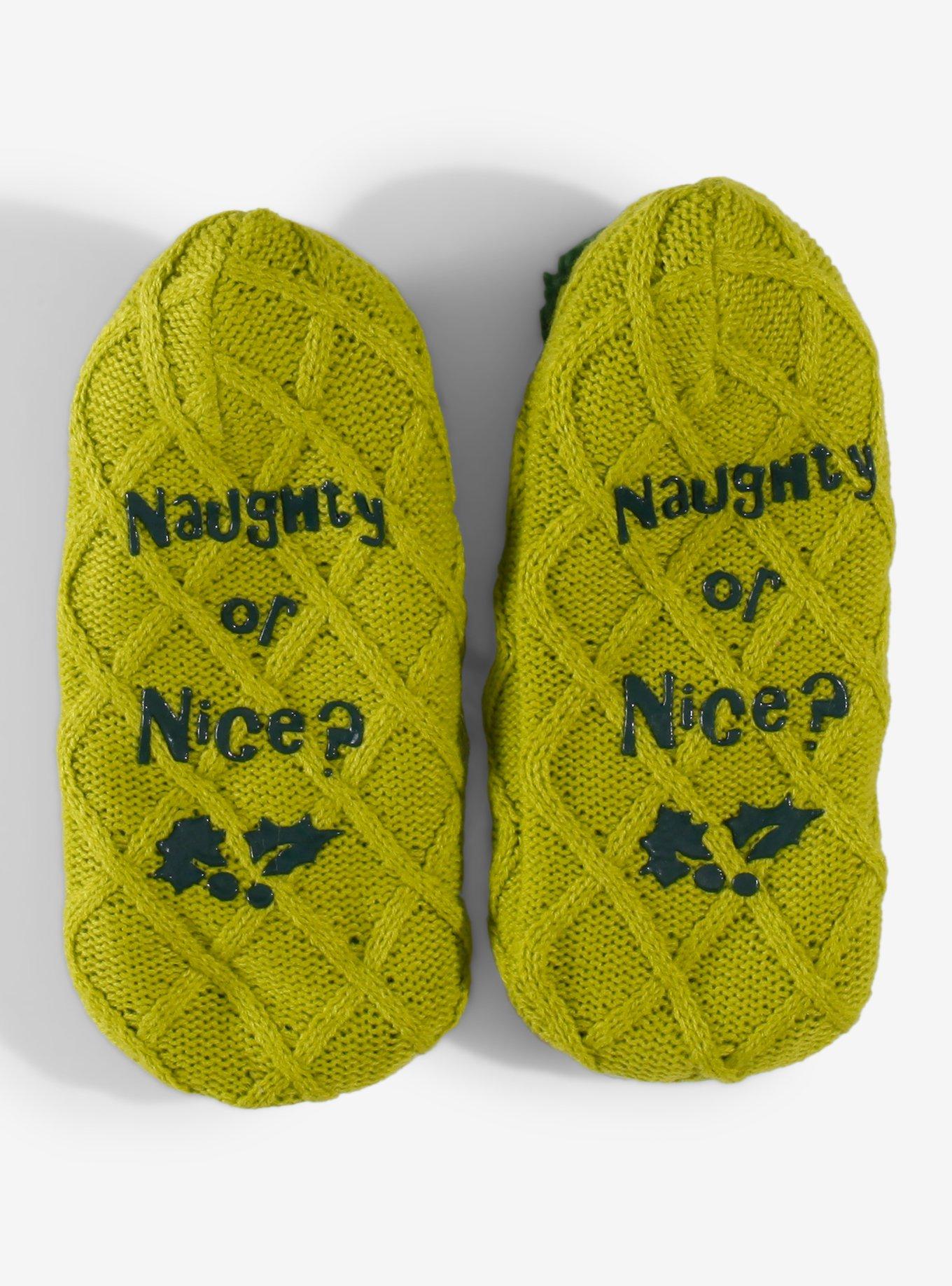 How The Grinch Stole Christmas The Grinch Cozy Slipper Socks, , alternate