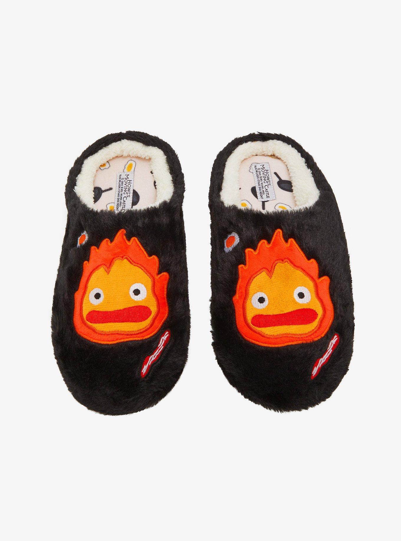 Studio Ghibli® Howl's Moving Castle Calcifer Plush Slippers, , hi-res