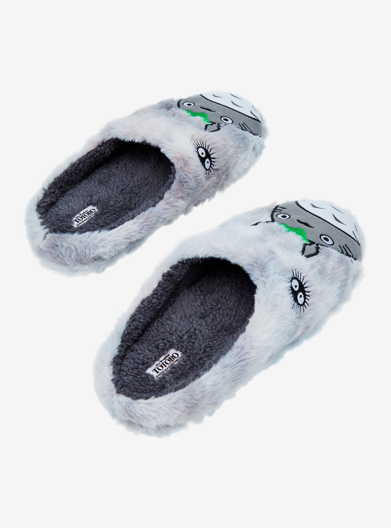 Studio Ghibli® My Neighbor Totoro Fuzzy Grey Wash Slippers, MULTI, alternate