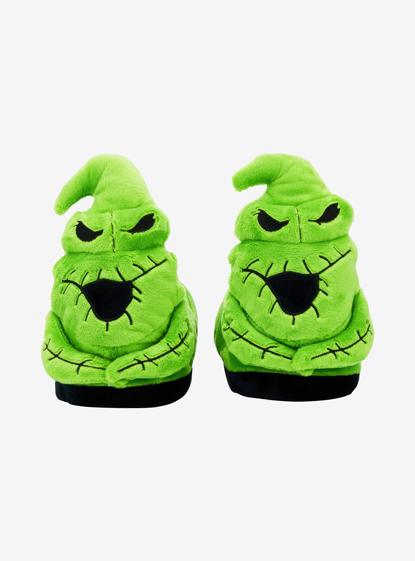 The Nightmare Before Christmas Oogie Boogie Plush Slippers Hot Topic Exclusive, MULTI, alternate