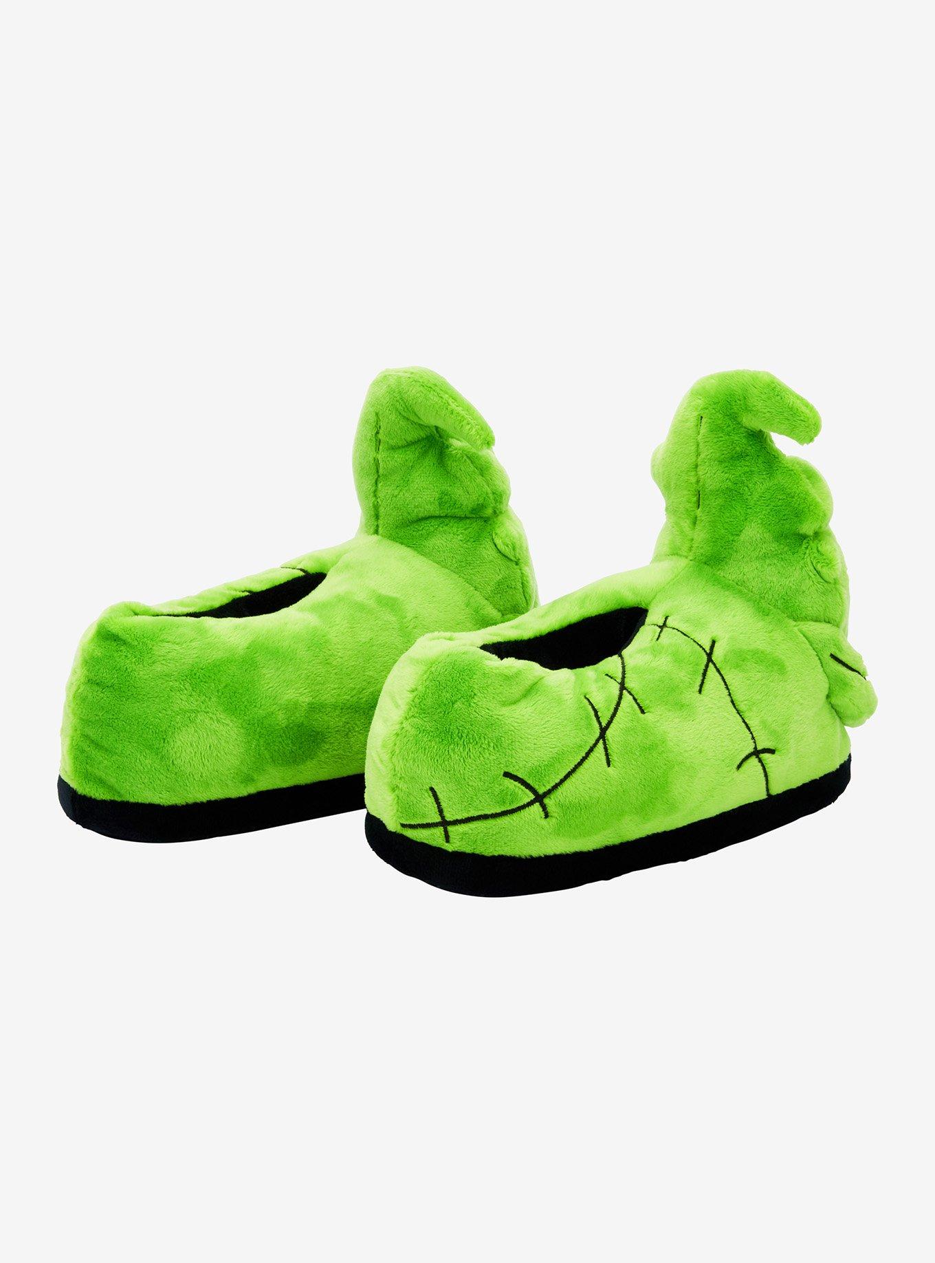 The Nightmare Before Christmas Oogie Boogie Plush Slippers Hot Topic Exclusive, MULTI, alternate