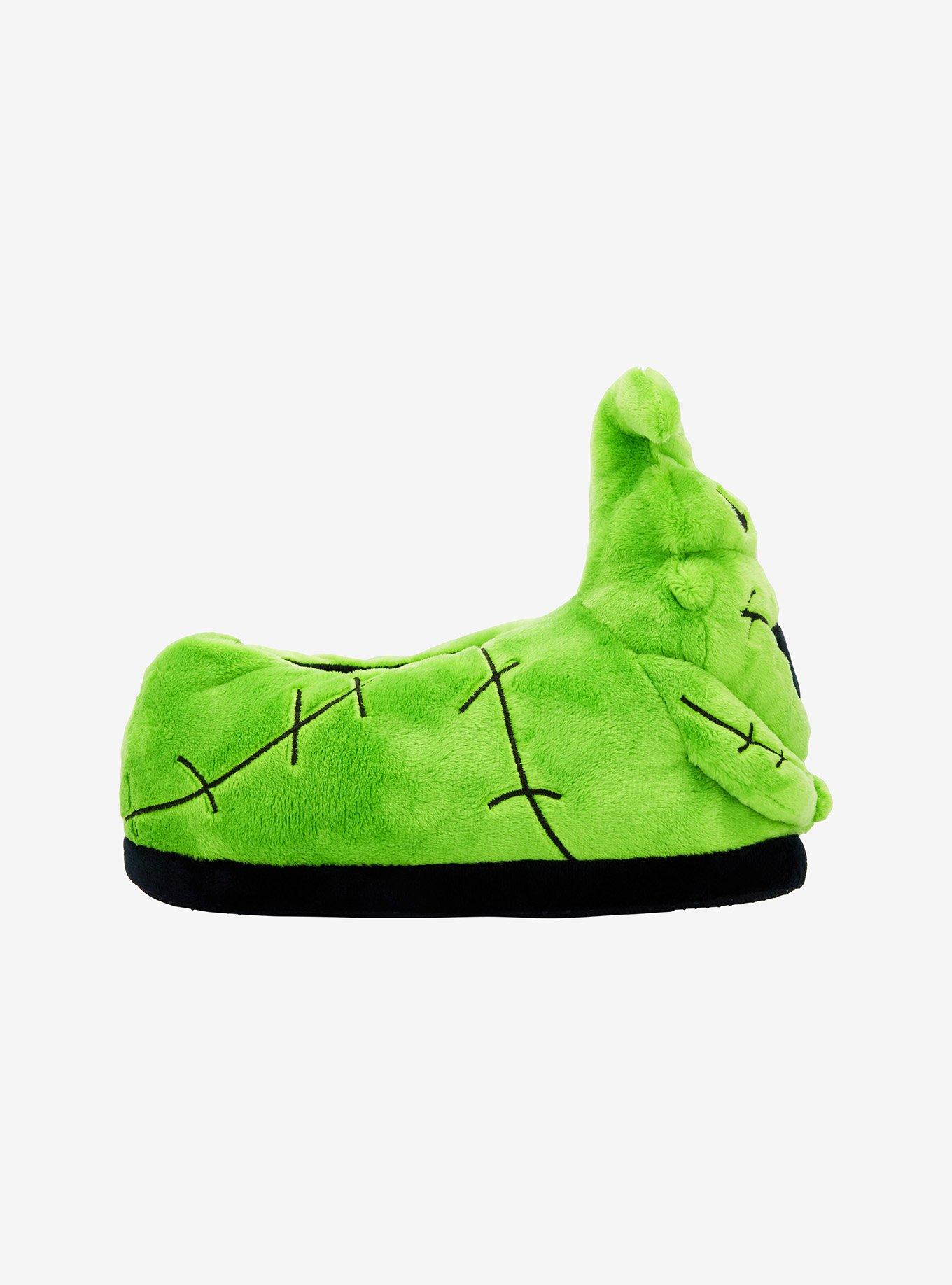 The Nightmare Before Christmas Oogie Boogie Plush Slippers Hot Topic Exclusive, MULTI, alternate