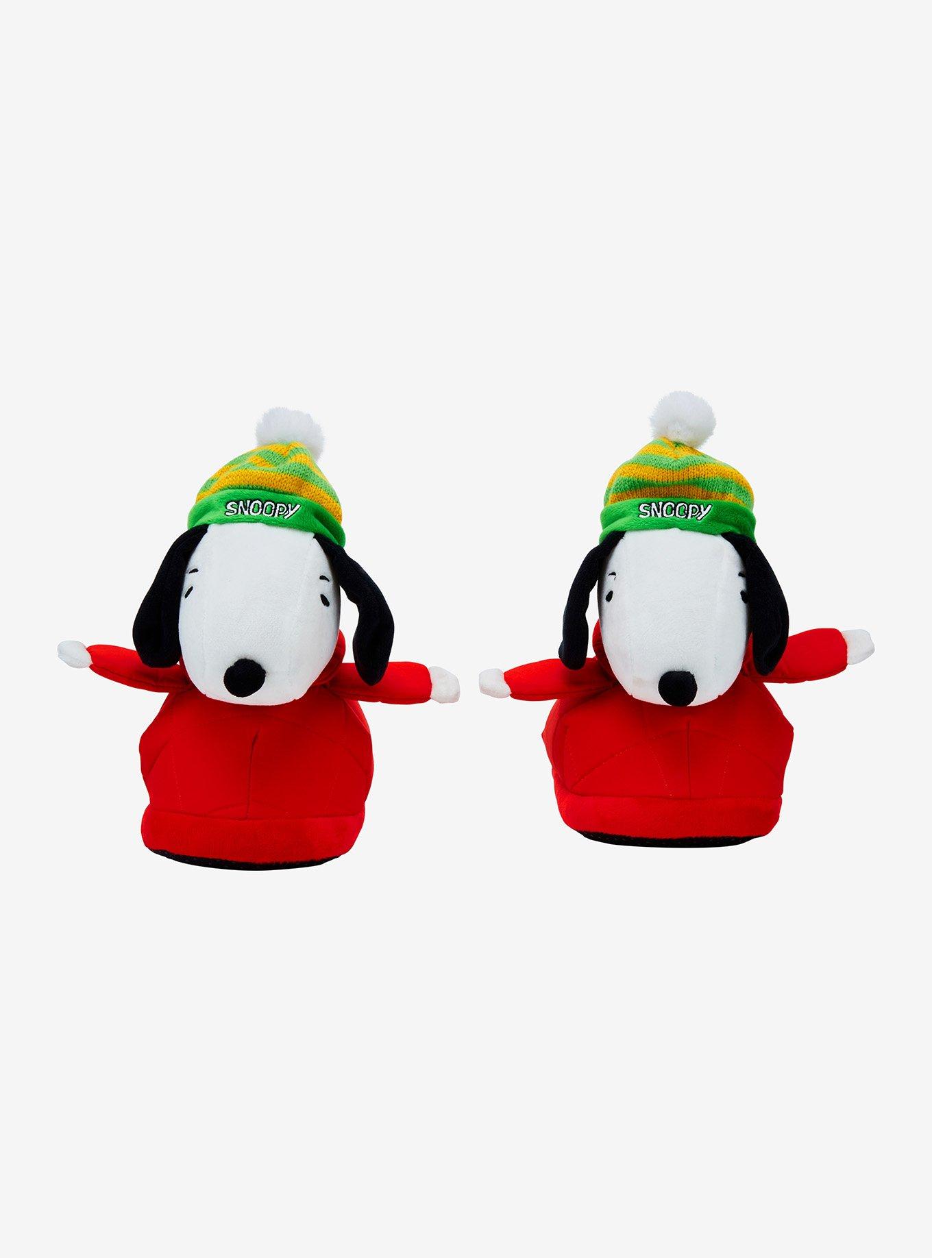 Peanuts Snoopy Puffer Jacket Plush Slippers, , hi-res