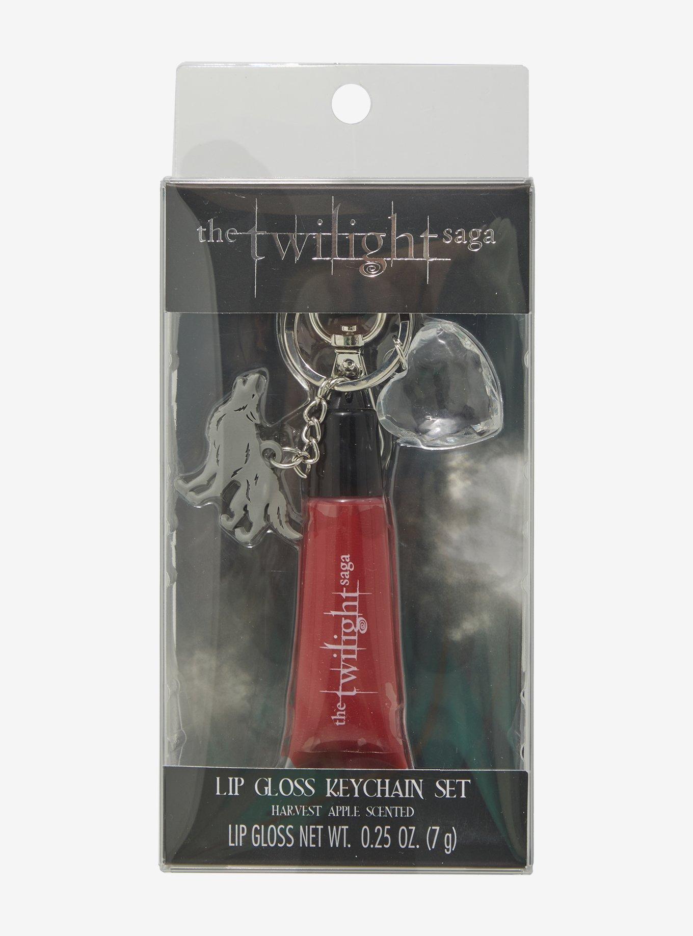 The Twilight Saga Wolf Heart Lip Gloss Keychain