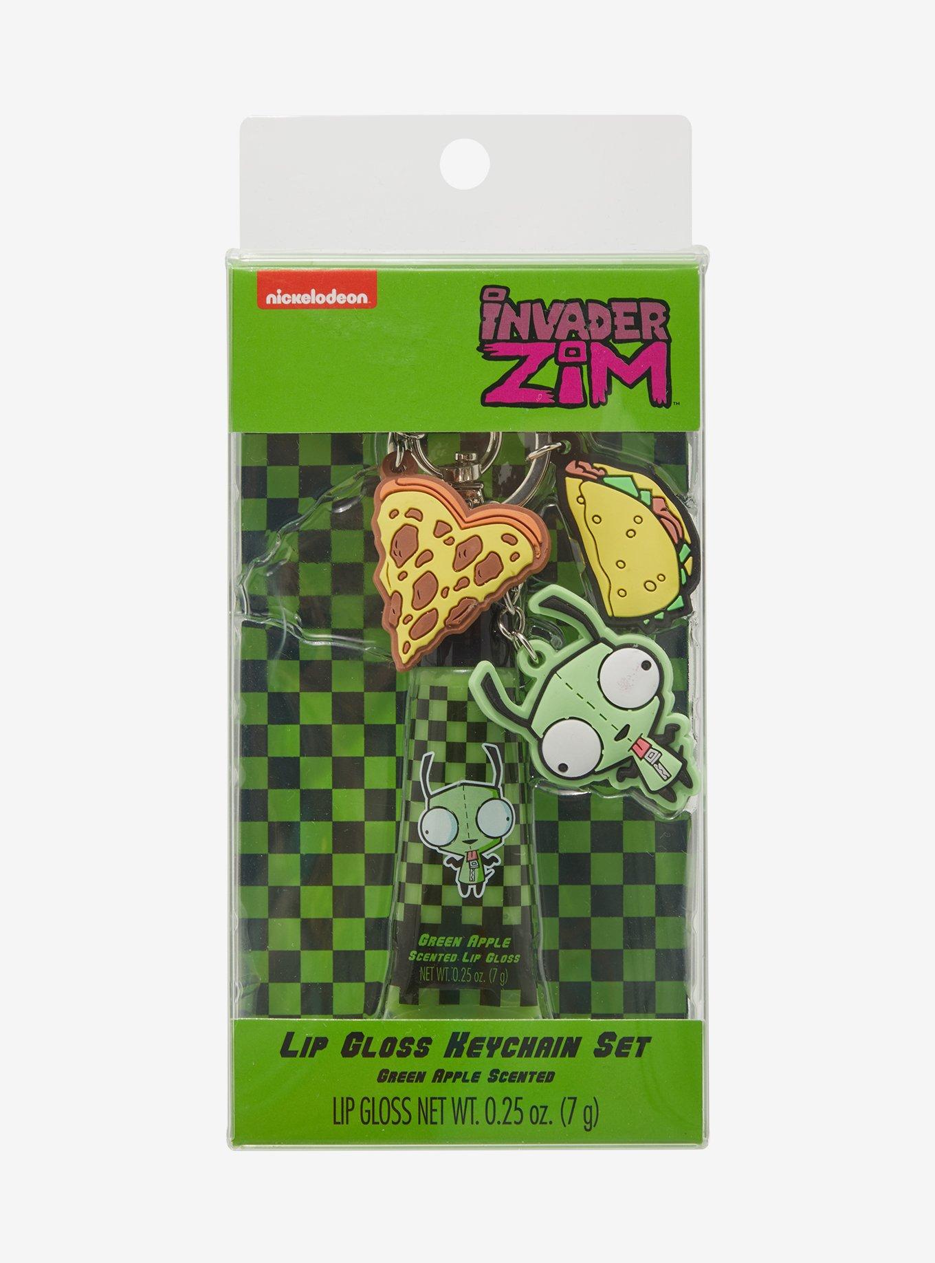 Invader Zim Lip Gloss Key Chain Set