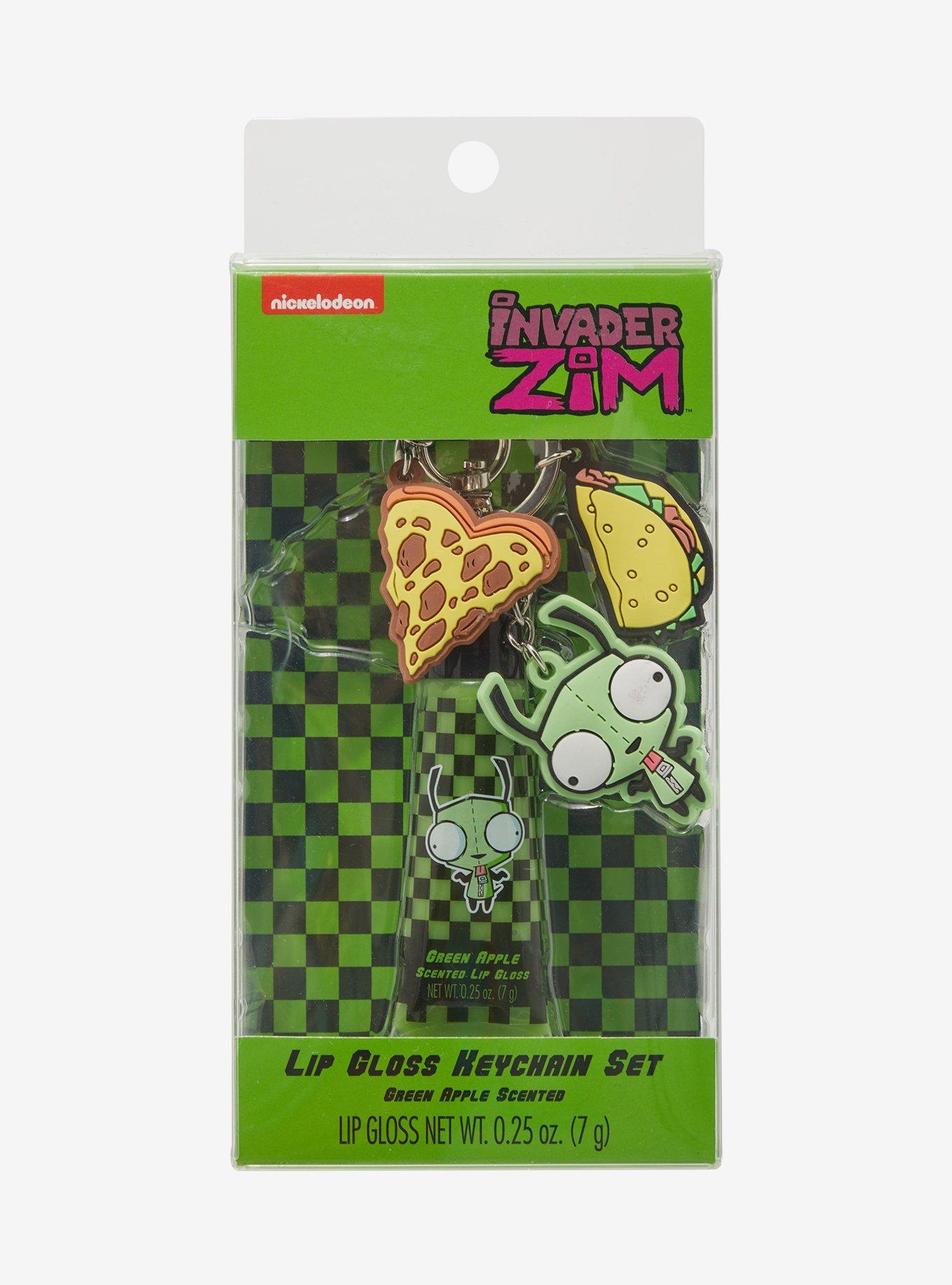 Invader Zim Lip Gloss Key Chain Set, , hi-res