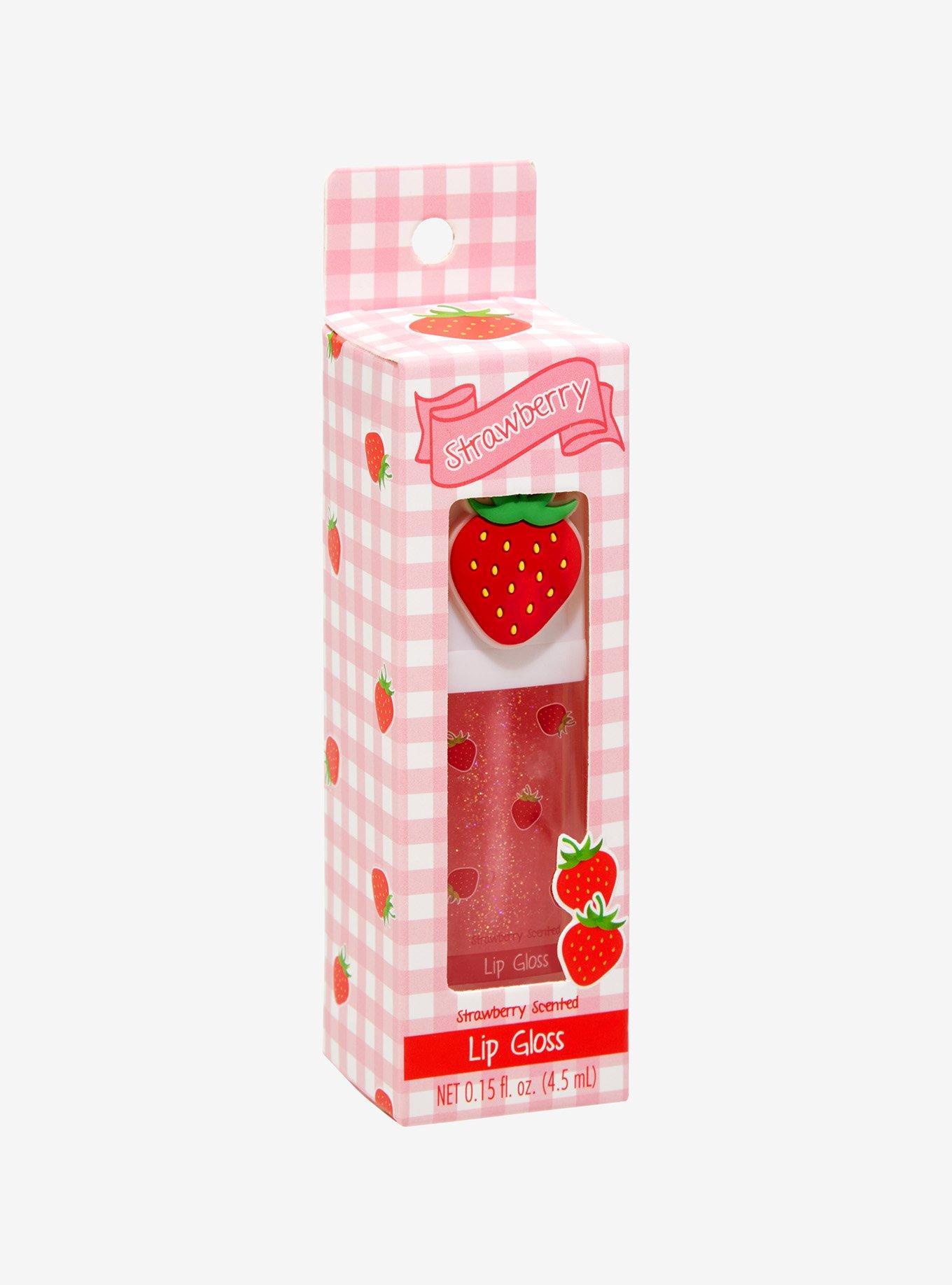 Strawberry Glitter Lip Gloss, , alternate