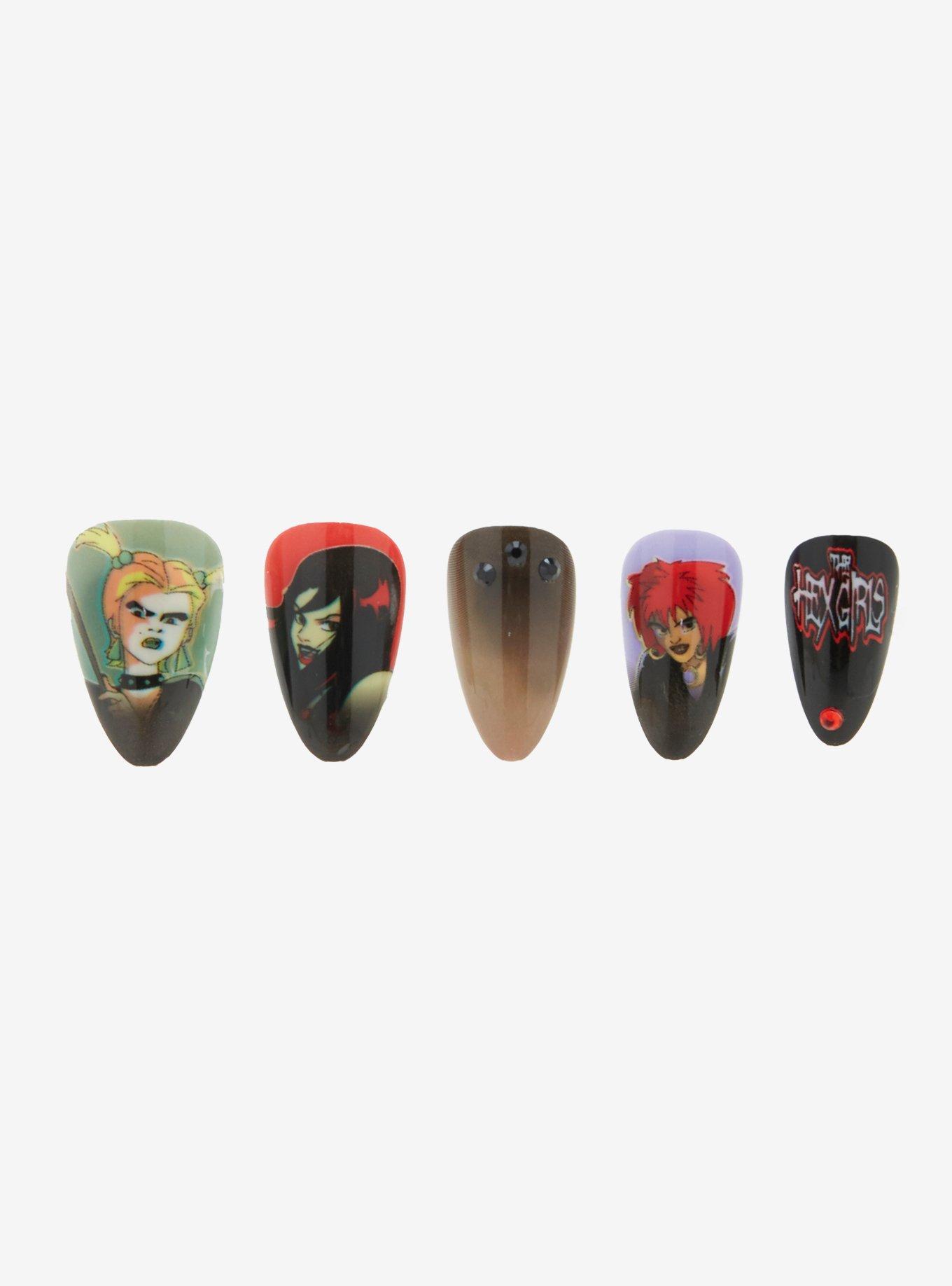 Scooby-Doo! The Hex Girls Faux Nail Set, , hi-res