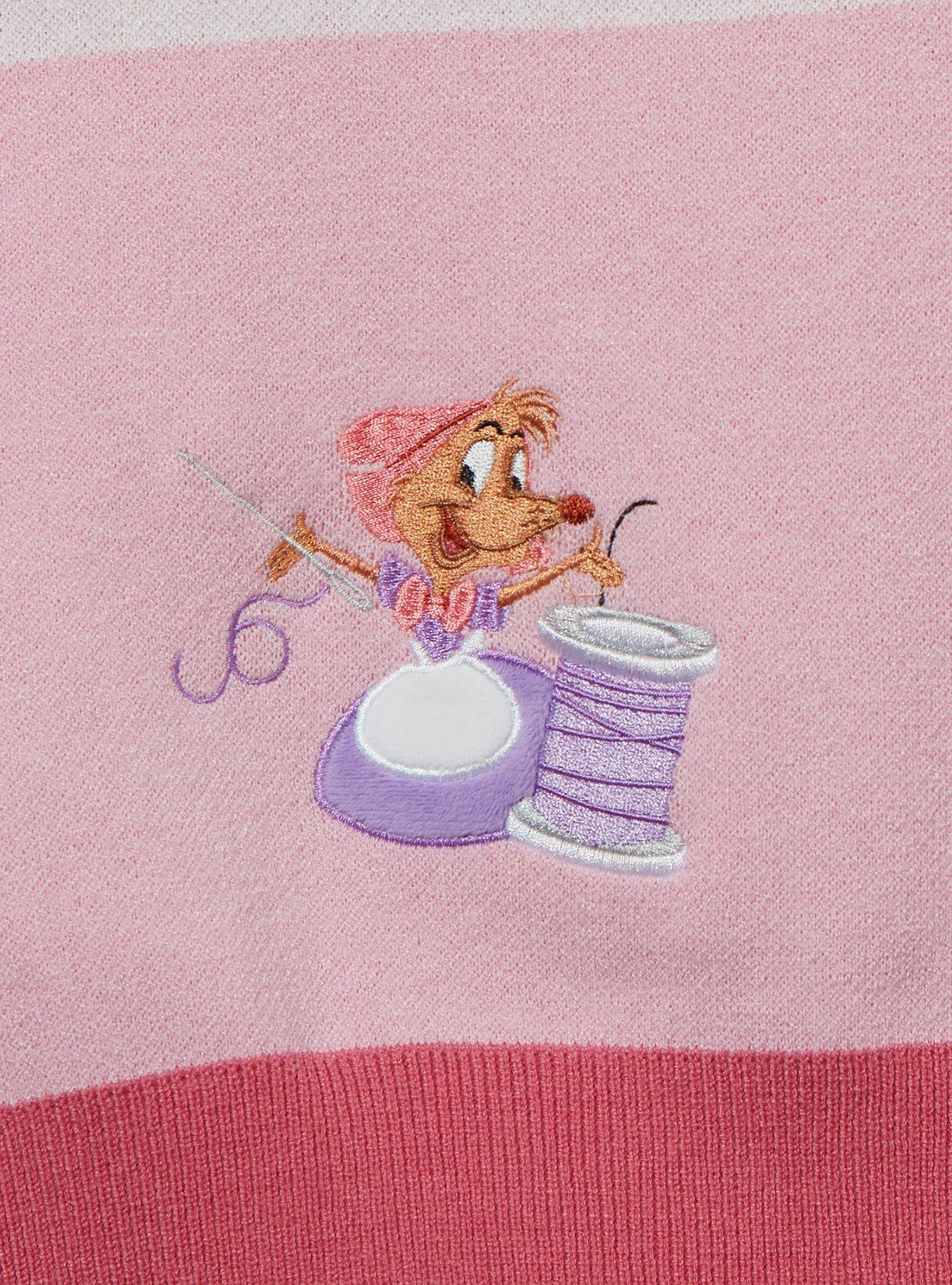 Disney Cinderella Mice Patchwork Sweater, MULTI, alternate