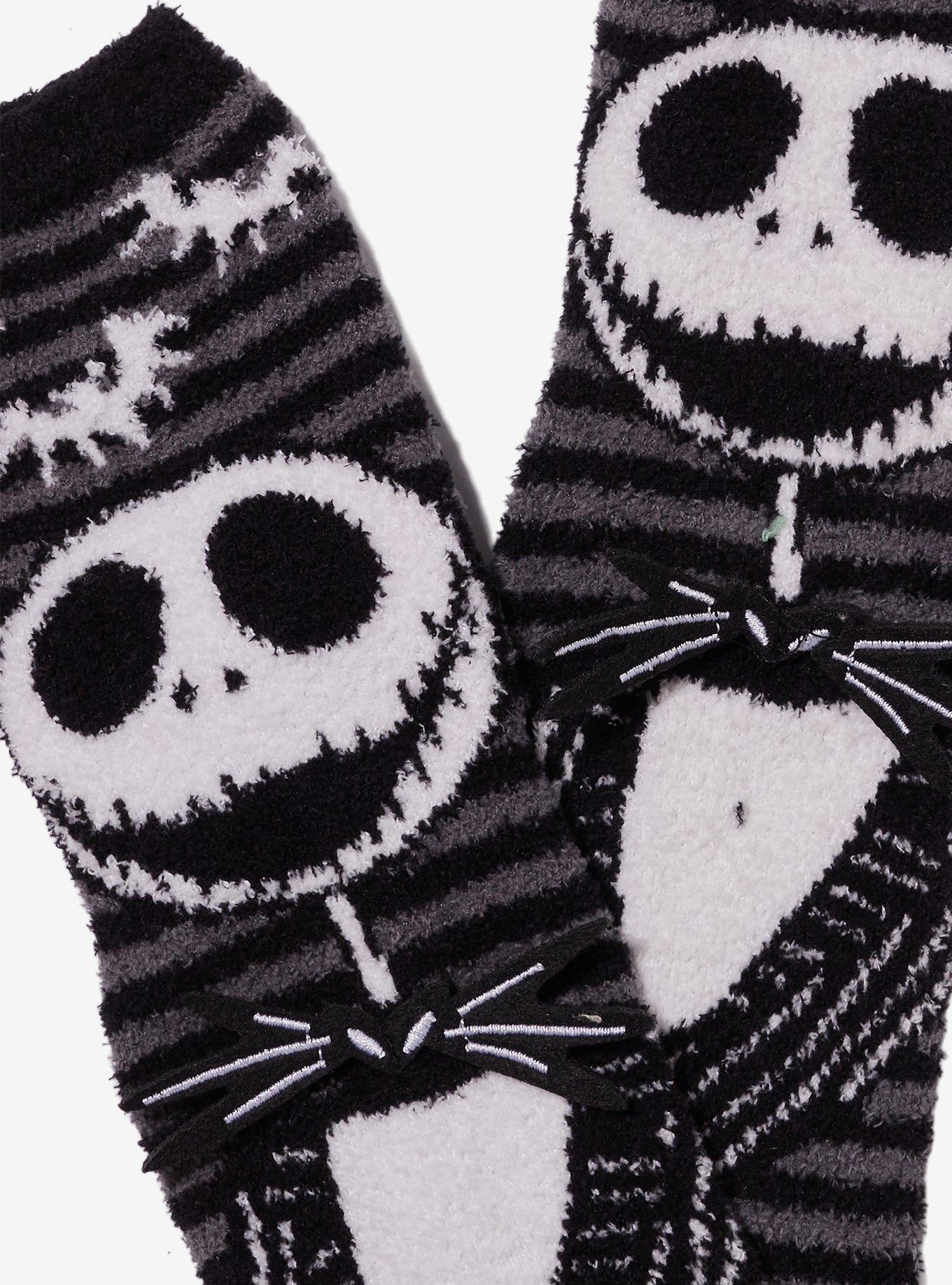 The Nightmare Before Christmas Jack & Sally Cozy Socks 2 Pair, , alternate