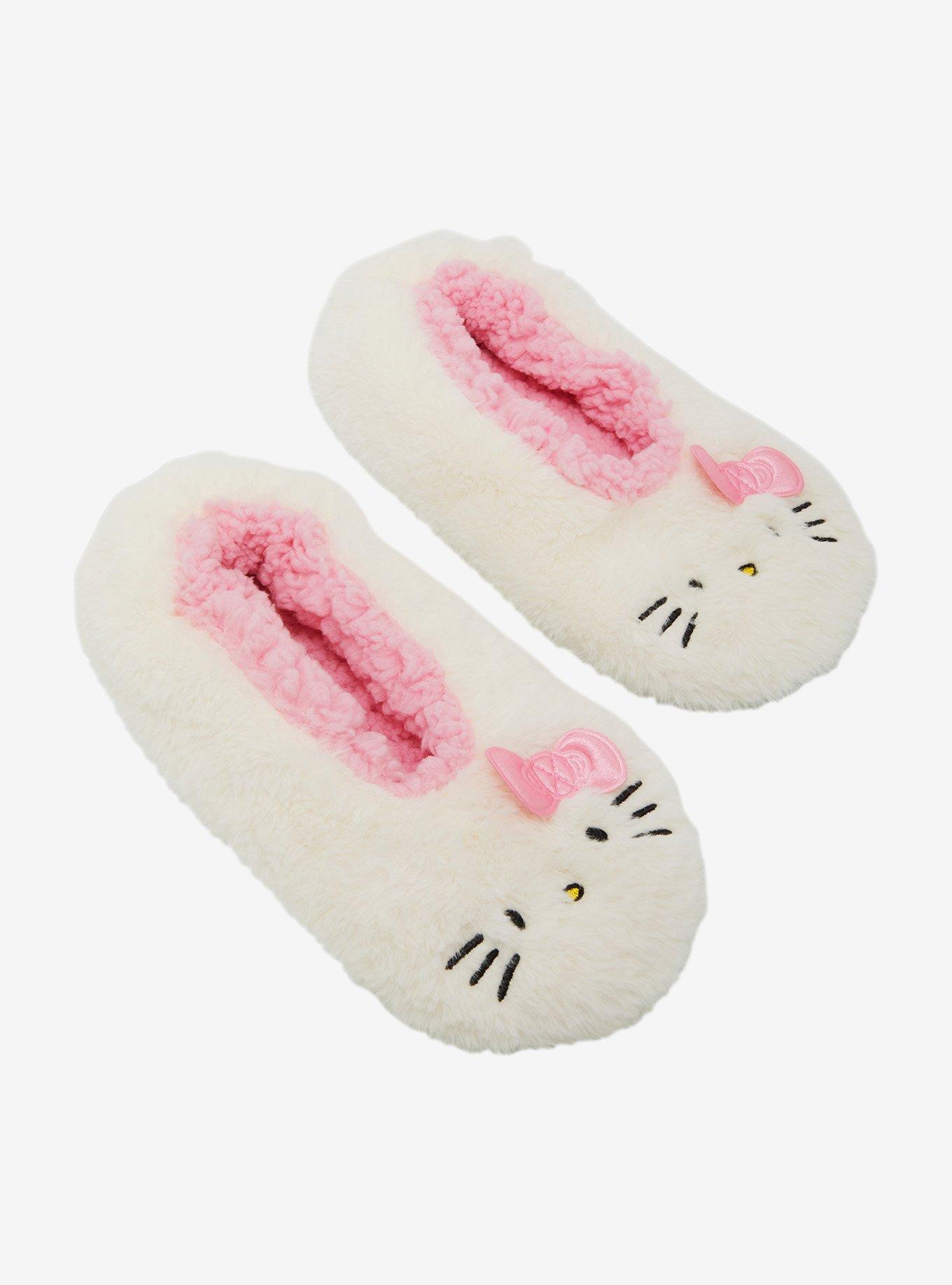 Hello Kitty Cozy Slipper Socks, , hi-res