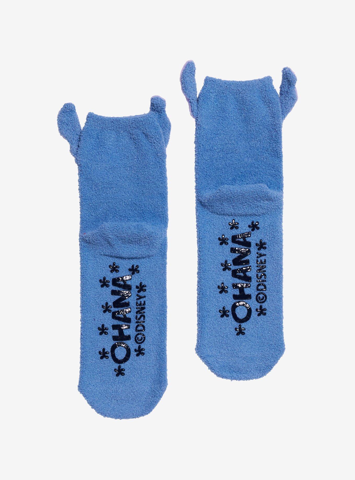 Disney Stitch 3D Ears Cozy Slipper Socks, , hi-res