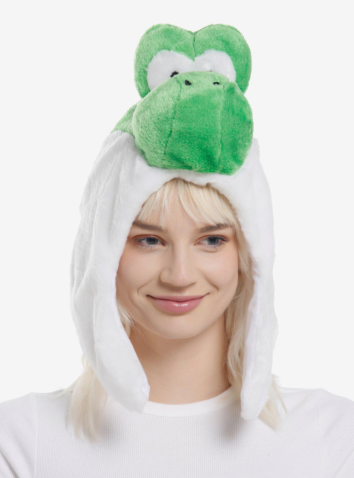 Super Mario Yoshi Figural Plush Hat, , alternate