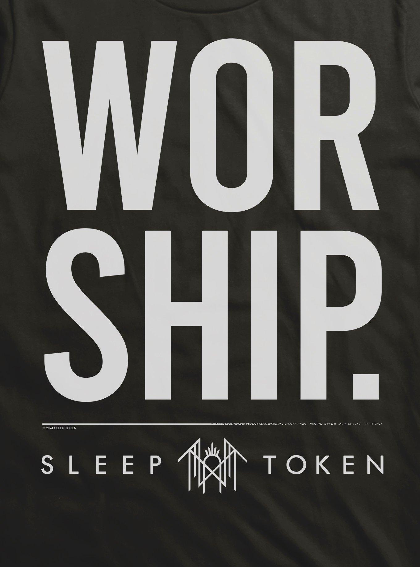 Sleep Token Worship T-Shirt, BLACK, alternate