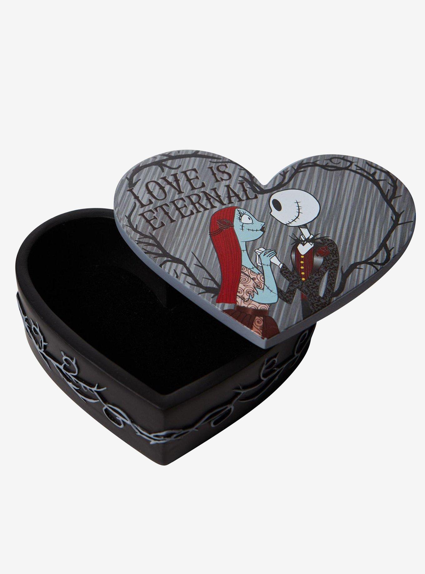 Disney Nightmare Before Christmas Jack Skellington and Sally Ring Box, , alternate