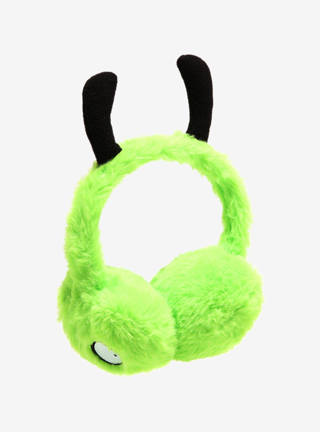 Invader Zim GIR Fuzzy Earmuffs, , alternate