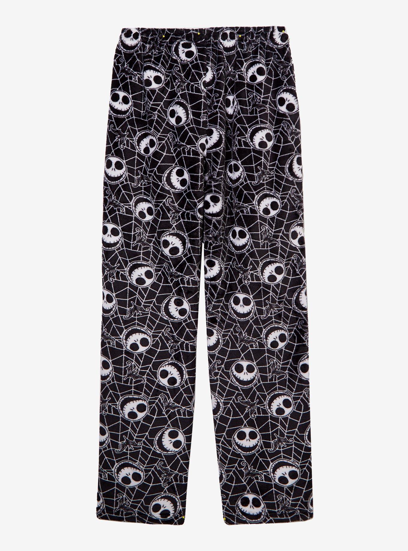 Disney The Nightmare Before Christmas Jack Skellington Allover Print Plush Sleep Pants — BoxLunch Exclusive, , hi-res