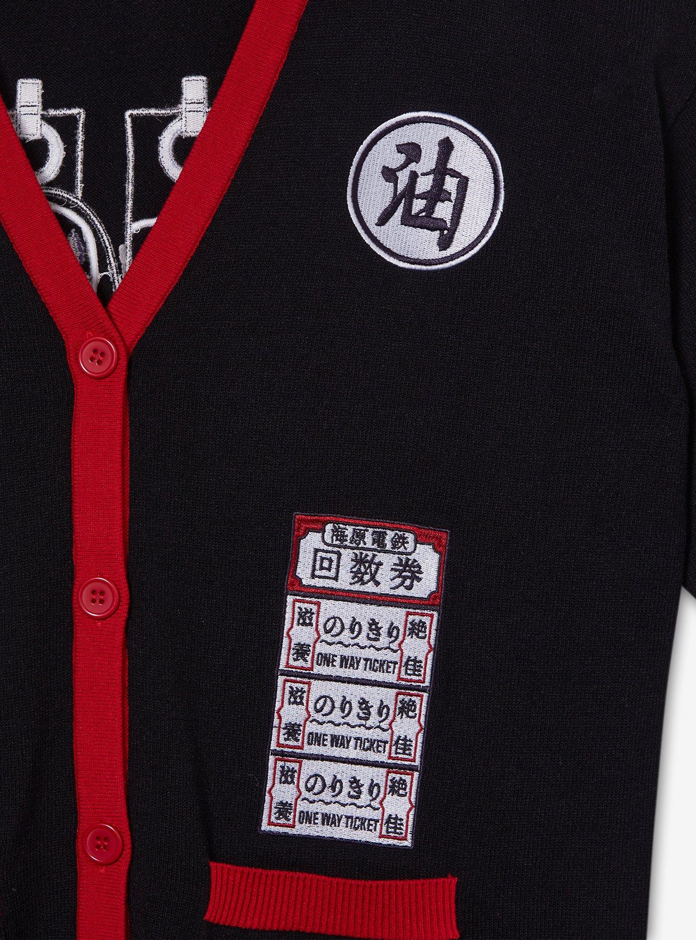 Her Universe Studio Ghibli Spirited Away Bathhouse Icons Women's Cardigan - BoxLunch Exclusive, BLACK, alternate