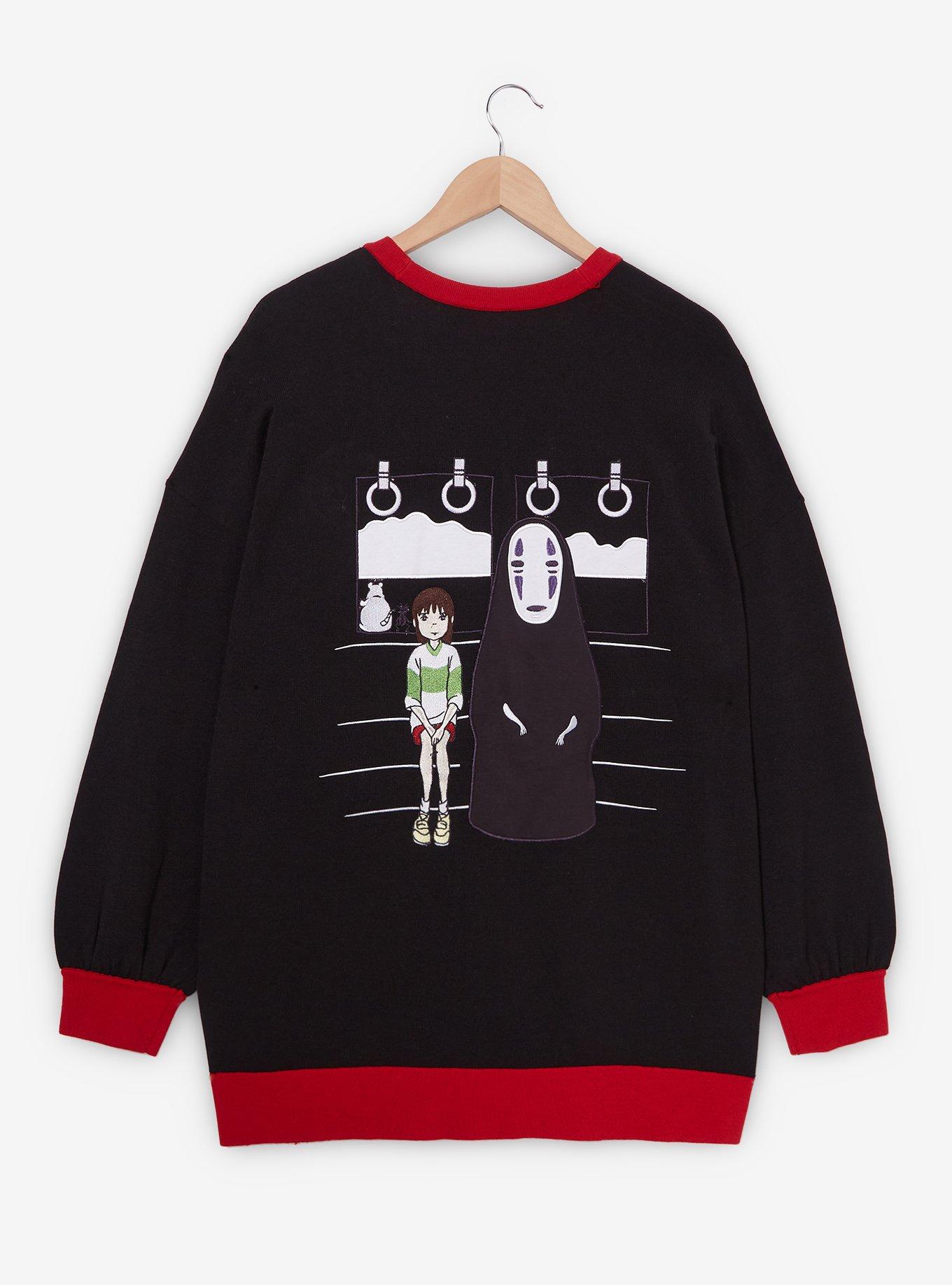 Her Universe Studio Ghibli Spirited Away Bathhouse Icons Women's Plus Size Cardigan - BoxLunch Exclusive, BLACK, alternate