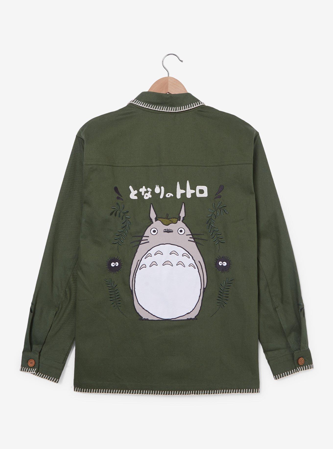 Our Universe Studio Ghibli My Neighbor Totoro Embroidered Sage Jacket &mdash; BoxLunch Exclusive, SAGE, alternate