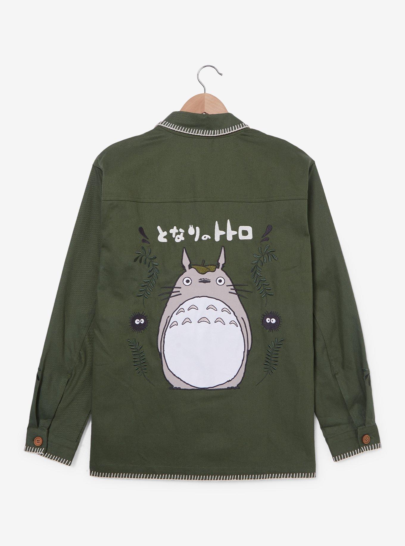 Our Universe Studio Ghibli My Neighbor Totoro Embroidered Sage Jacket — BoxLunch Exclusive, SAGE, alternate