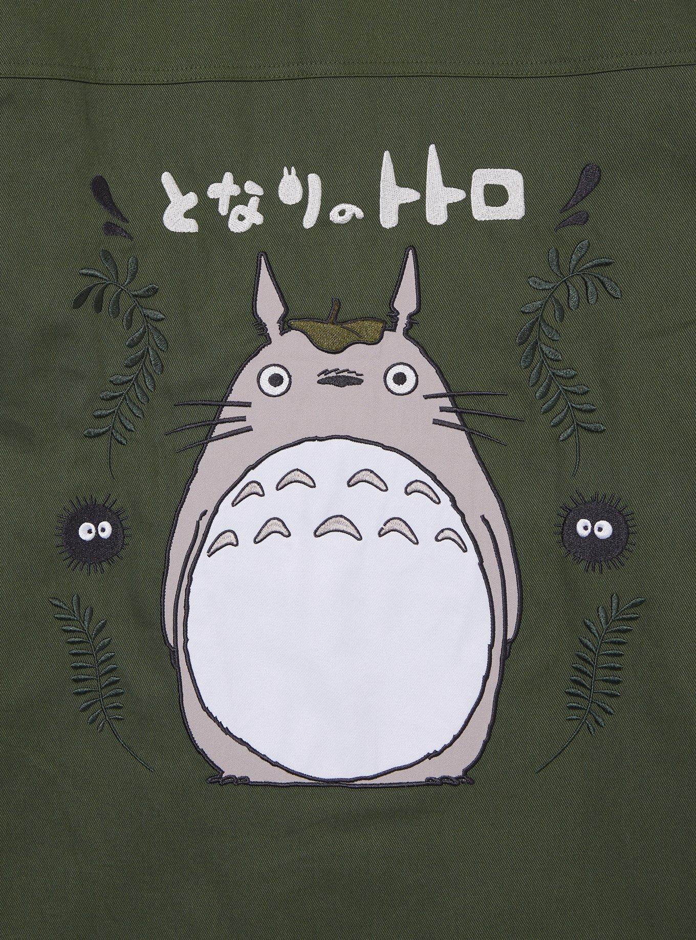 Our Universe Studio Ghibli My Neighbor Totoro Embroidered Sage Jacket &mdash; BoxLunch Exclusive, SAGE, alternate