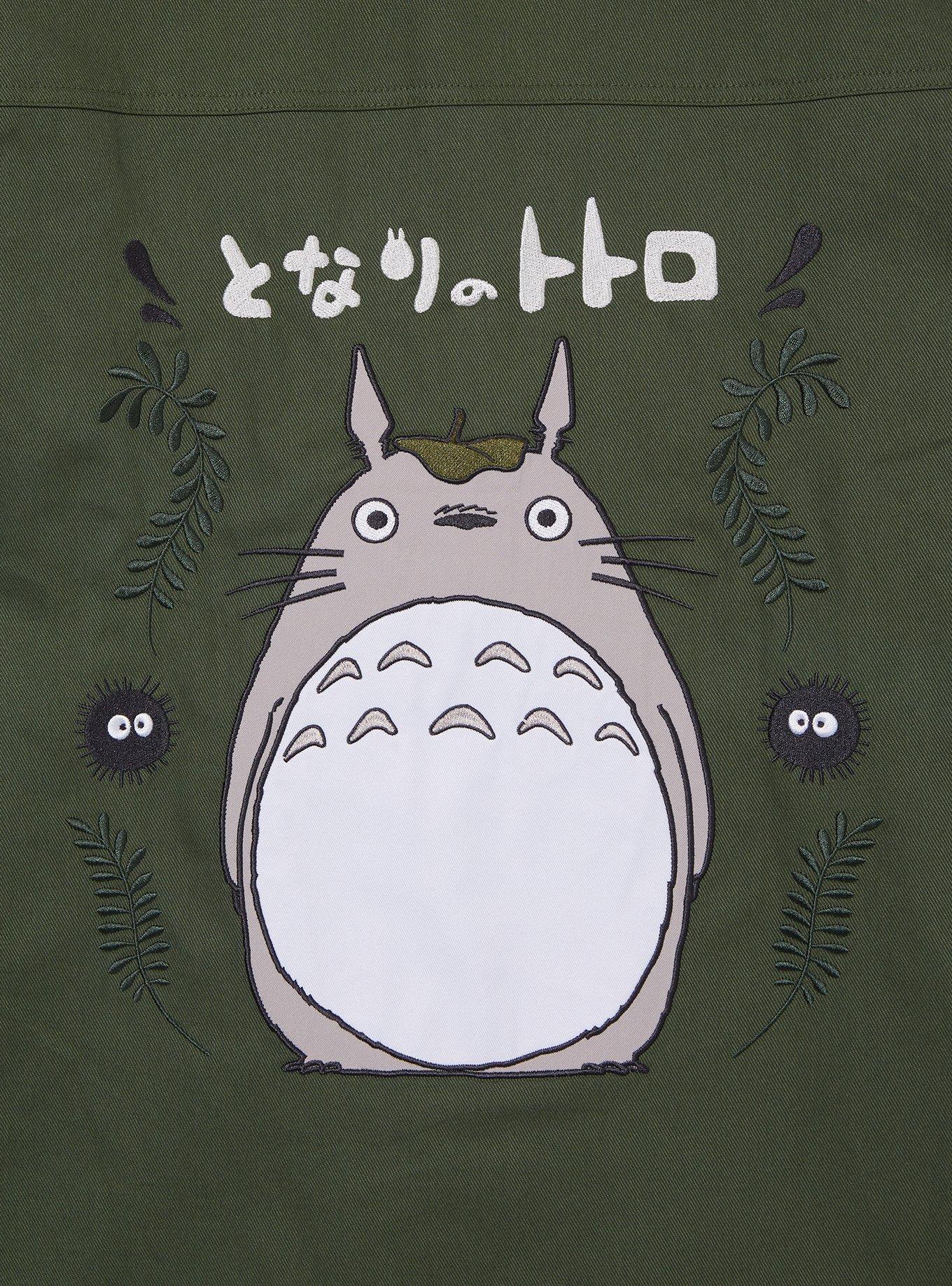 Our Universe Studio Ghibli My Neighbor Totoro Embroidered Sage Jacket — BoxLunch Exclusive, SAGE, alternate