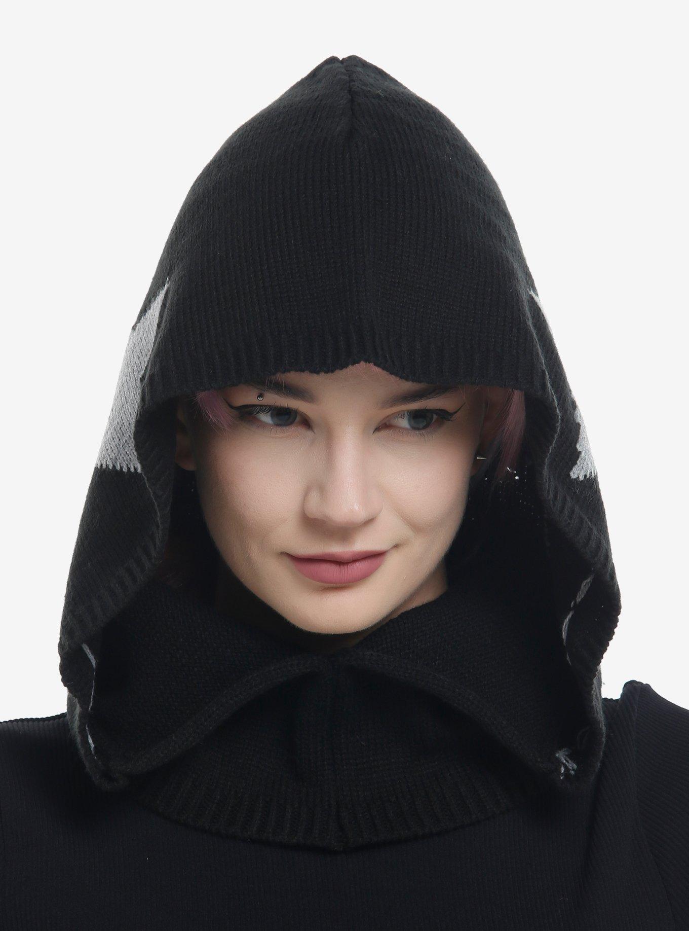 Star Drawstring Hooded Balaclava, , alternate