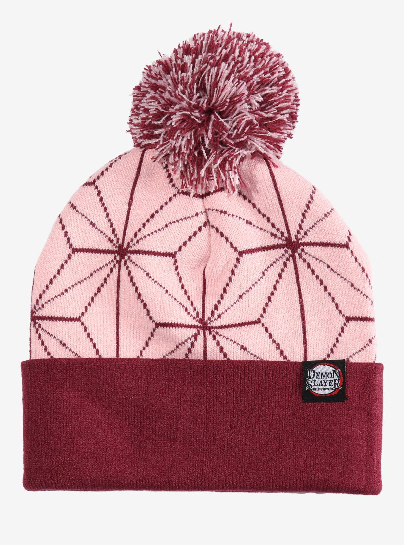 Demon Slayer: Kimetsu No Yaiba Nezuko Pom Beanie, , alternate - view 2
