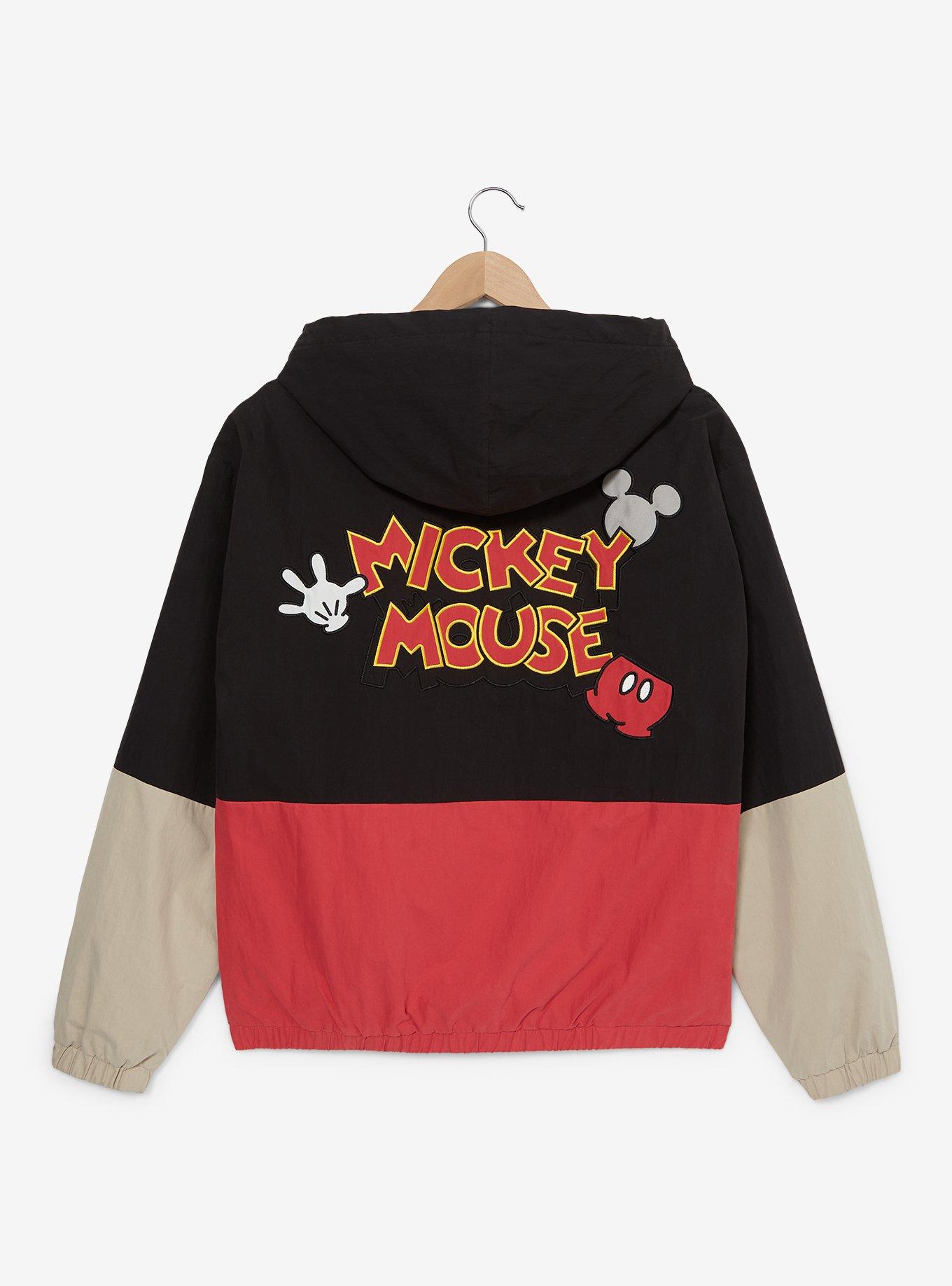 Disney Mickey Mouse Color Block Women's Windbreaker — BoxLunch Exclusive, MULTI, alternate