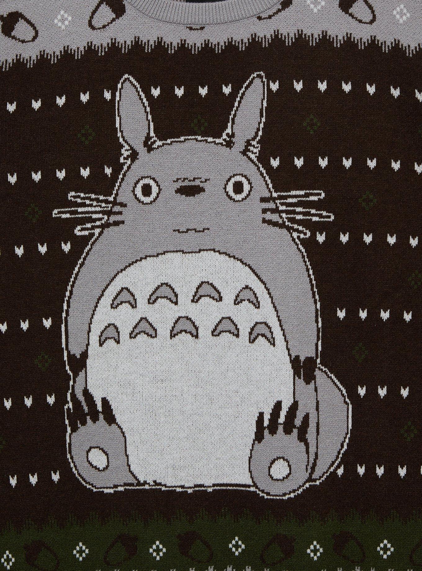 Our Universe Studio Ghibli My Neighbor Totoro Patterned Totoro Holiday Sweater - BoxLunch Exclusive, , hi-res