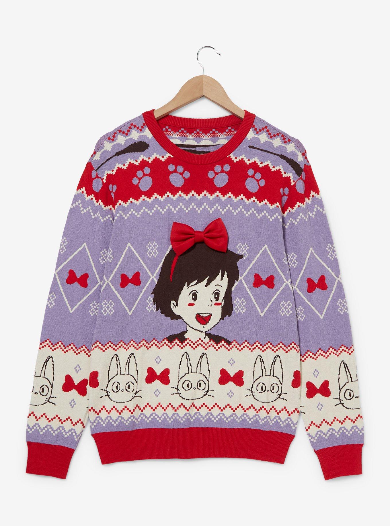 Our Universe Studio Ghibli Kiki's Delivery Service Patterned Holiday Sweater - BoxLunch Exclusive, , hi-res