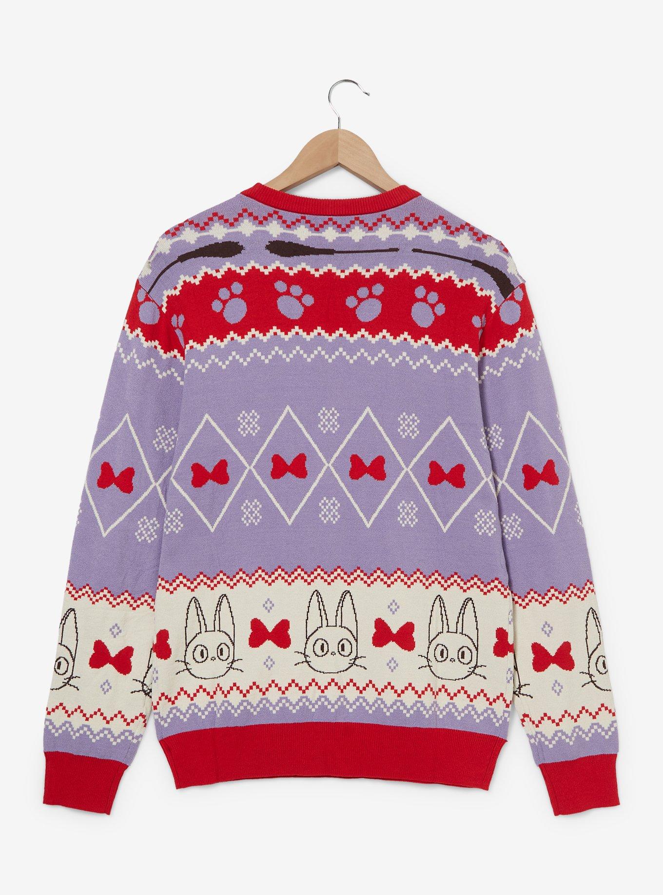 Our Universe Studio Ghibli Kiki's Delivery Service Patterned Holiday Sweater - BoxLunch Exclusive, MULTI, alternate