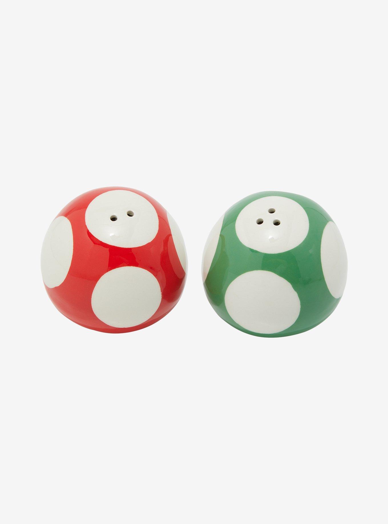 Super Mario Bros. Mushroom Salt & Pepper Shakers, , alternate