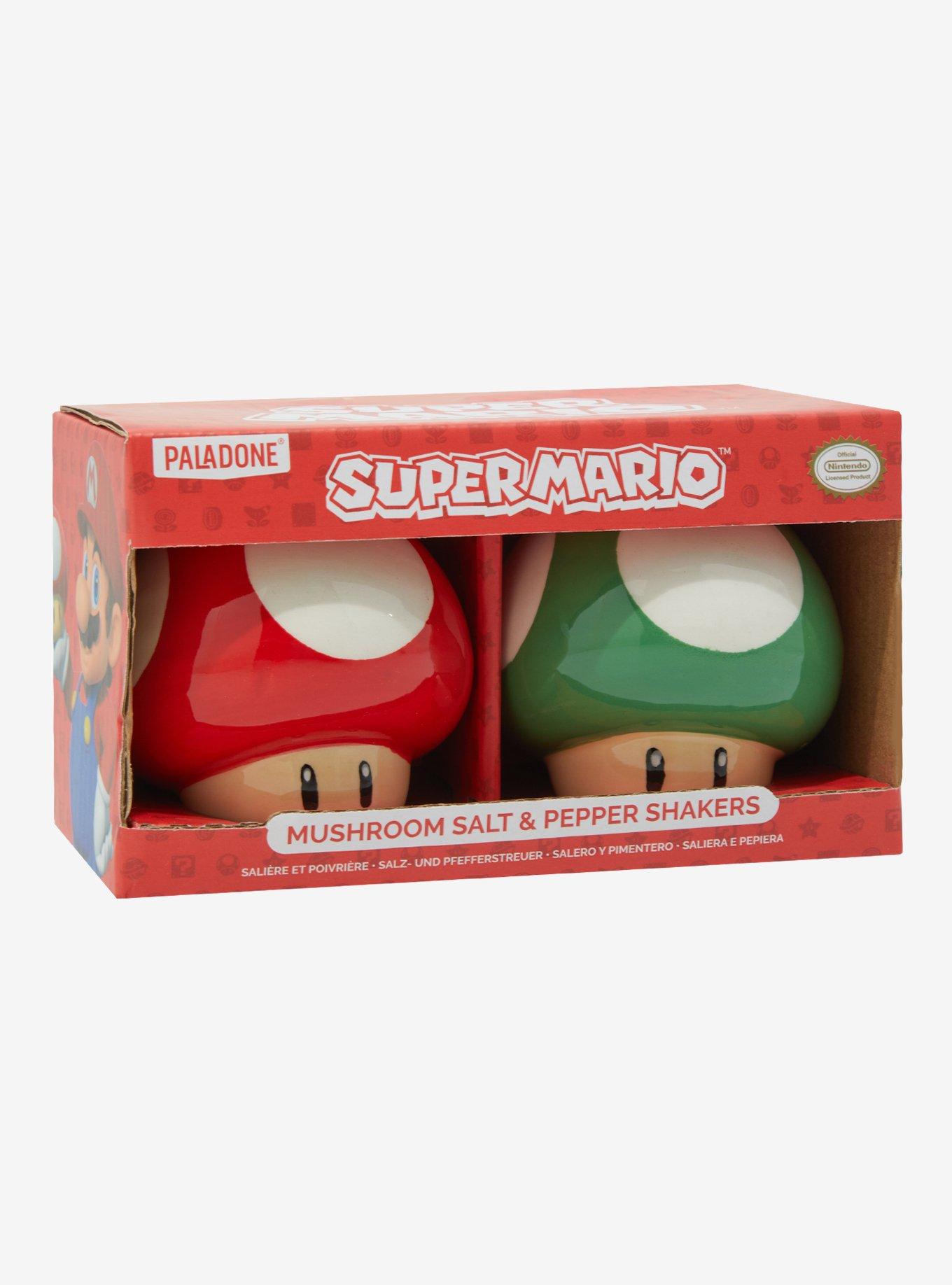 Super Mario Bros. Mushroom Salt & Pepper Shakers, , alternate