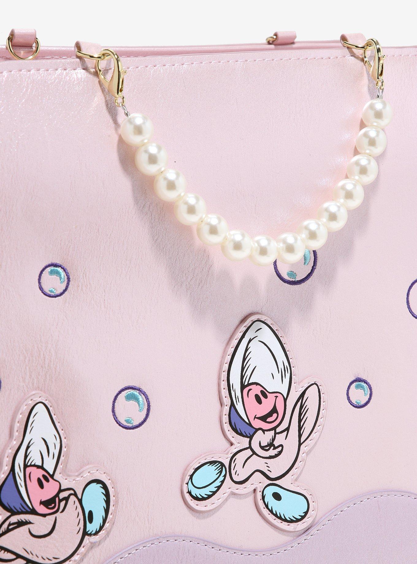 Loungefly Disney Alice in Wonderland Oyster Pearlescent Crossbody Bag, , alternate