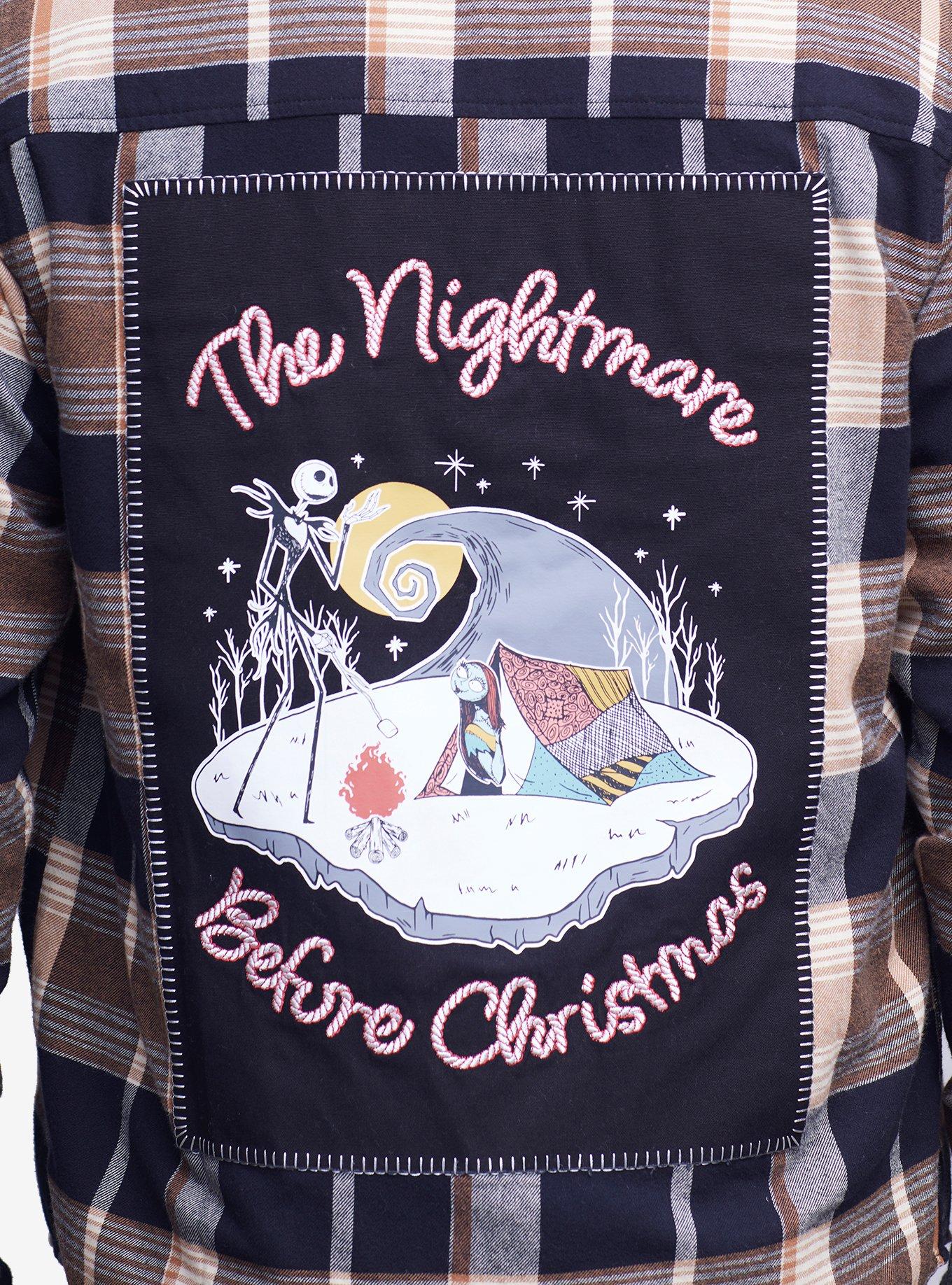 Disney The Nightmare Before Christmas Jack & Sally Western Flannel - BoxLunch Exclusive, MULTI, alternate