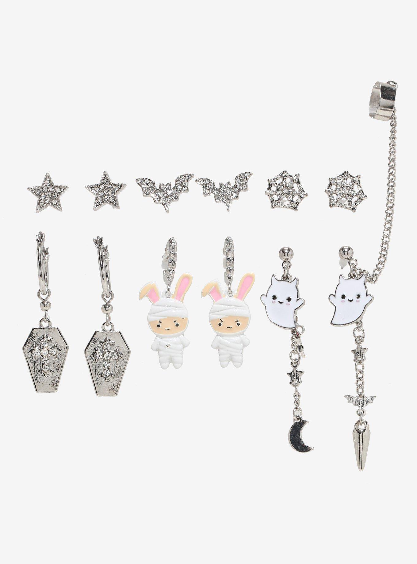 Sweet Society Mummy Bunny Ghost Earring Set