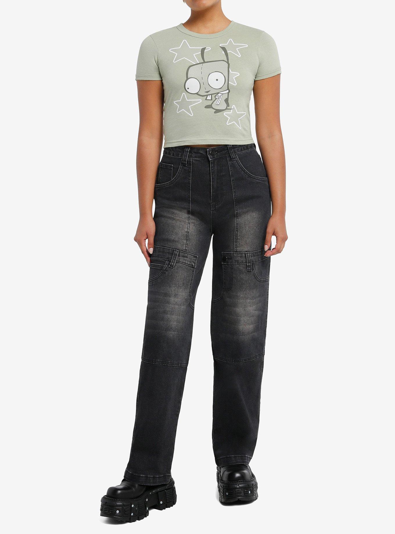 Invader Zim GIR Stars Girls Baby T-Shirt, MULTI, alternate