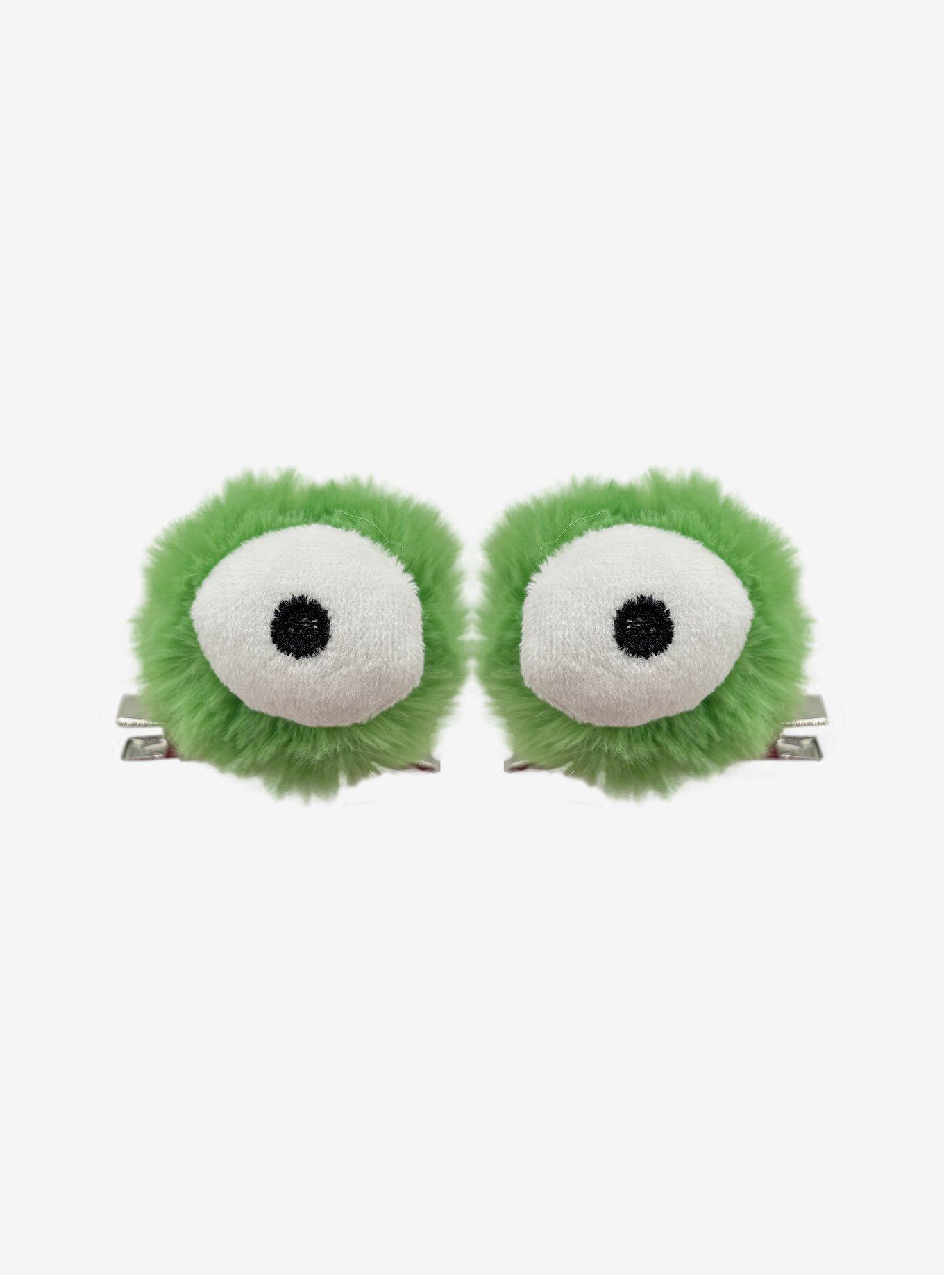 Thorn & Fable Frog Eyes Plush Hair Clip Set, , alternate