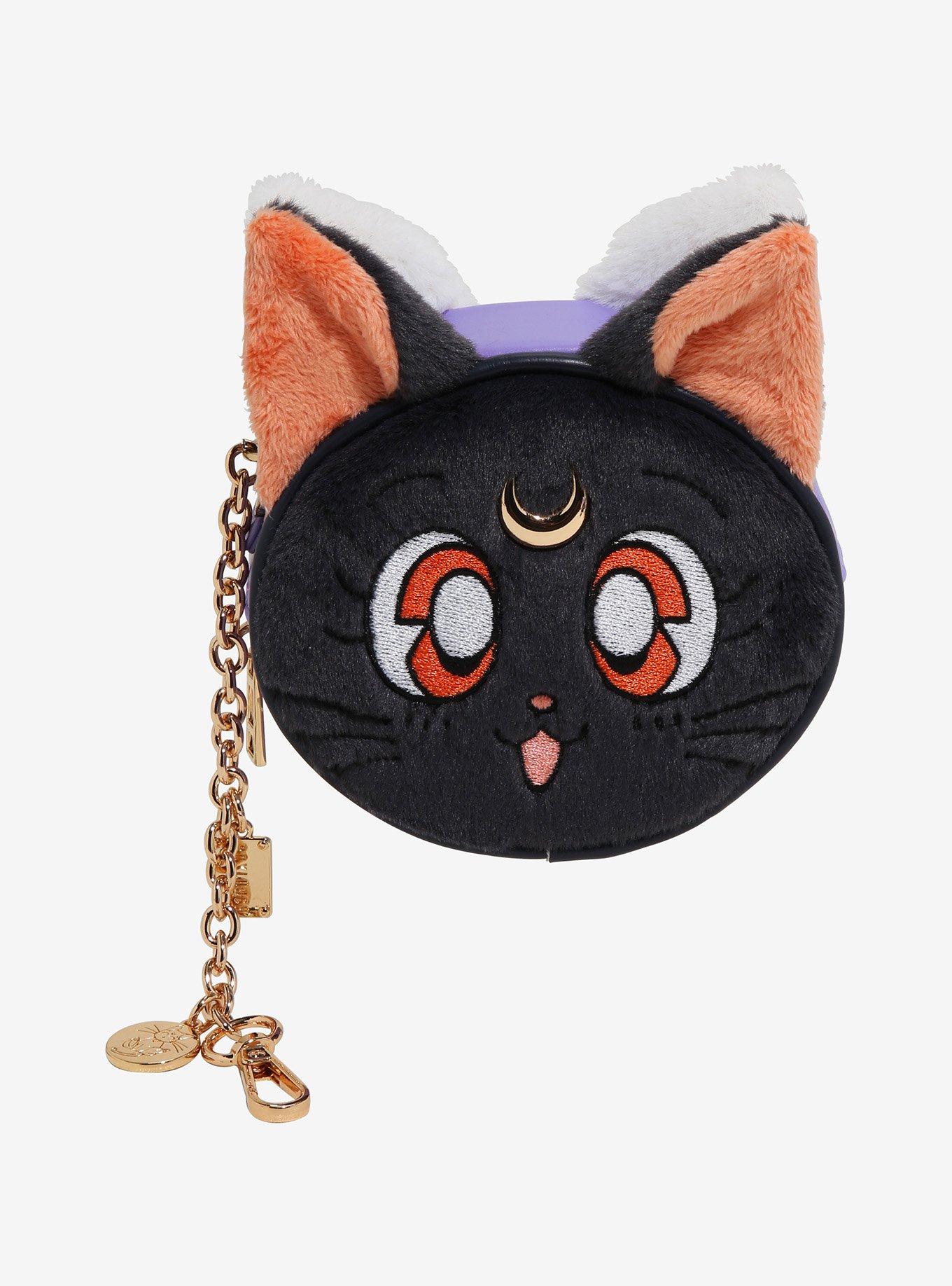 Pretty Guardian Sailor Moon Luna & Artemis Double Sided Coin Purse - BoxLunch Exclusive, , hi-res