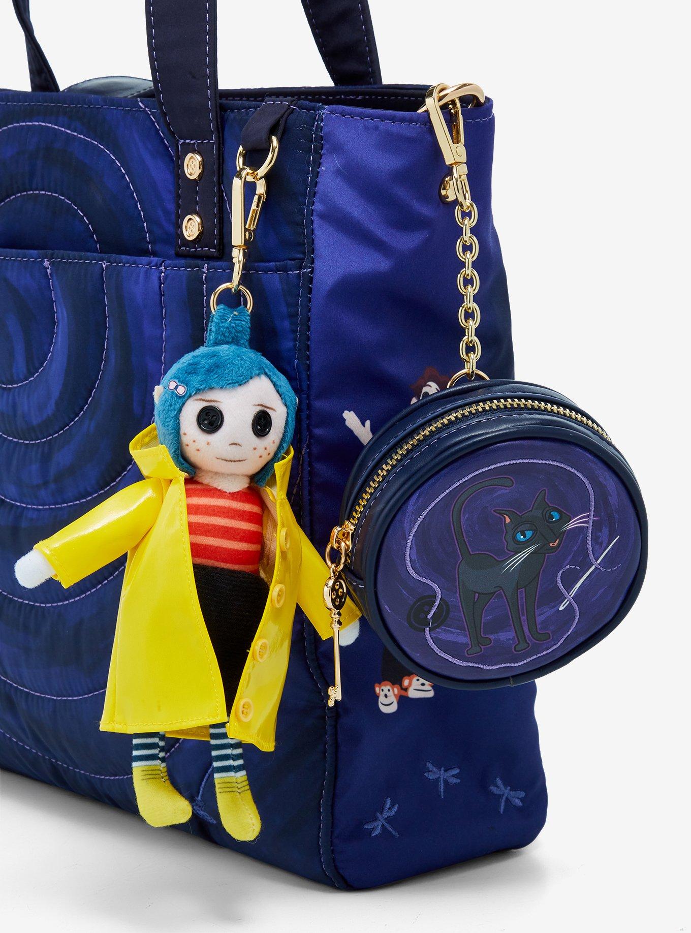 Coraline Tunnel Tote Bag with Coin Purse & Coraline Doll Charm - BoxLunch Exclusive, , alternate