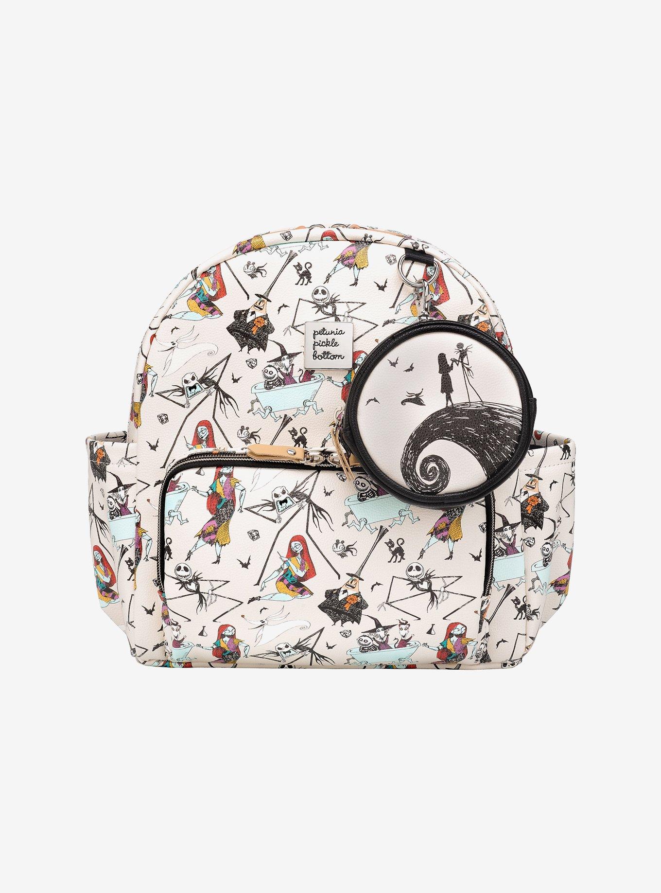 Petunia Pickle Bottom Disney The Nightmare Before Christmas Characters Allover Print Ace Mini Backpack & Coin Purse, , hi-res